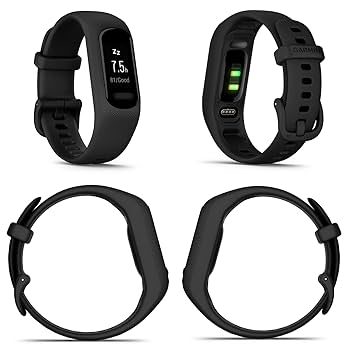 GARMIN VIVOSMART 5 ブラック Vivosmart® 5 Black Silicone Band - Smartwatch Fitness