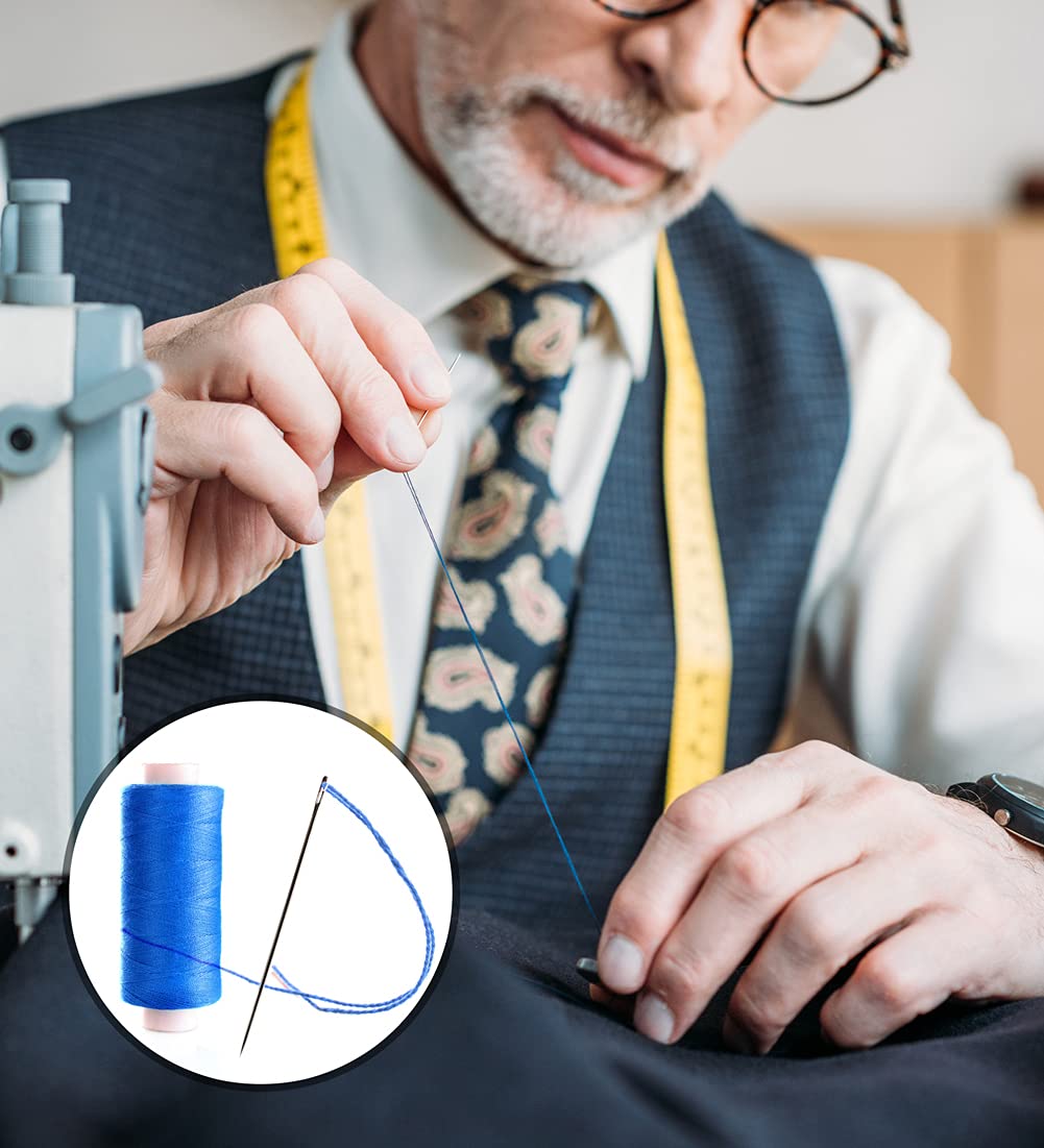 Paquete de 75 agujas de ojo grande de alta calidad para coser a mano con 4 enhebradores de aguja, tamaños surtidos, agujas de bordado para coser a mano, agujas de coser, ojo grande, aguja de ojo