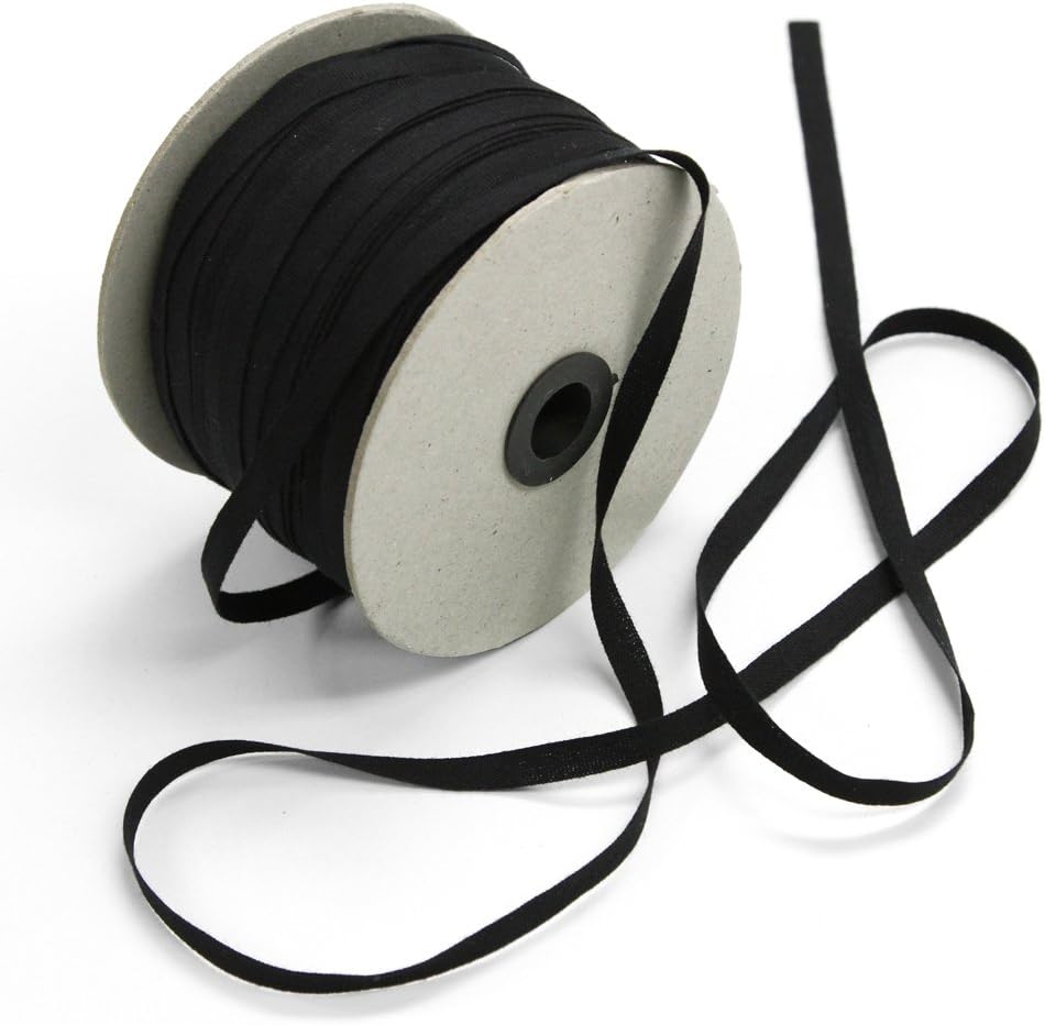 110 Yard Roll of Tailor's 3/16 Edge Tape (Non-Fusible), 100% Cotton, Black