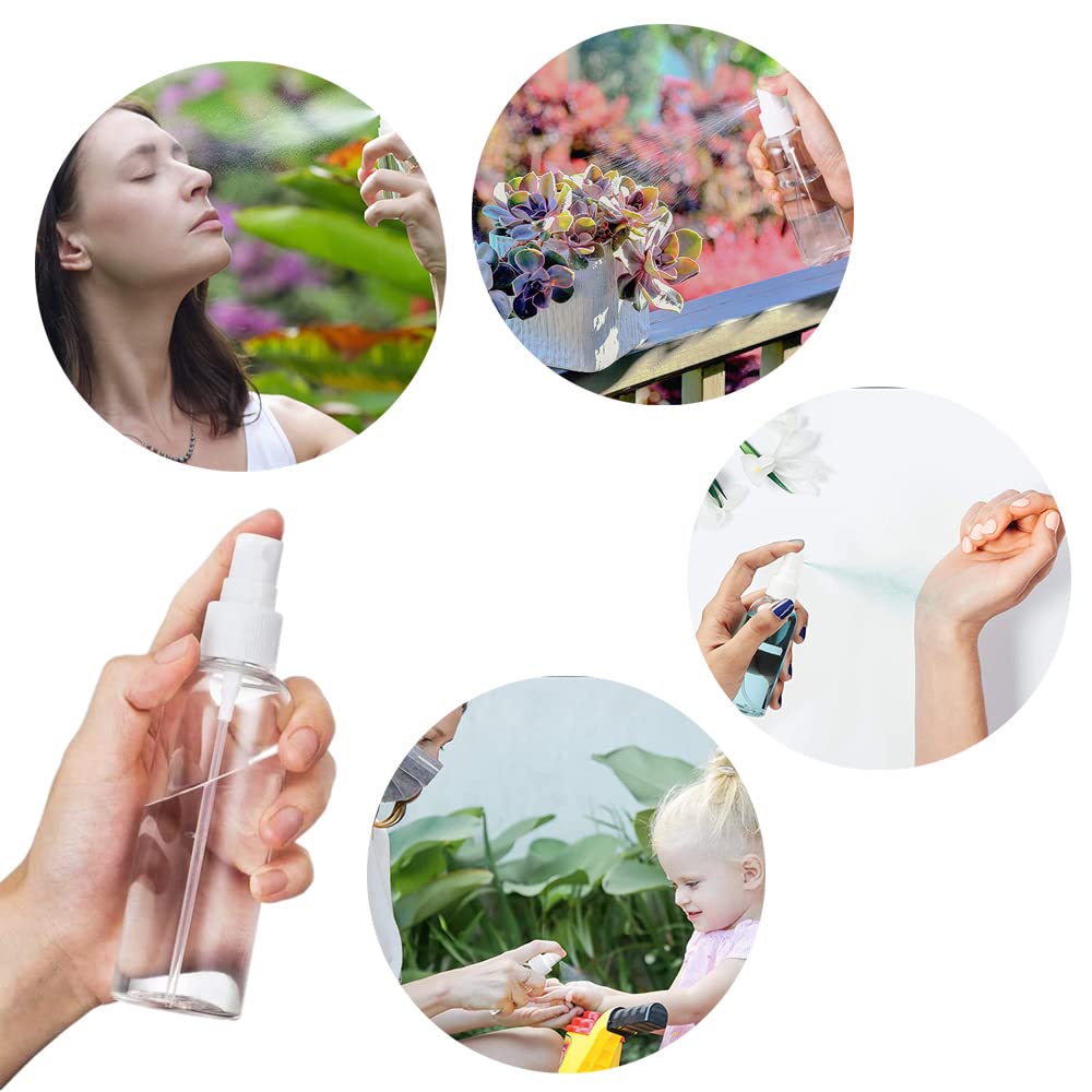 3 Leere Sprühflaschen 150 Ml – Feinnebel-Zerstäuber Mit 2 Trichtern, Ideal Für Reisen & Pflege
