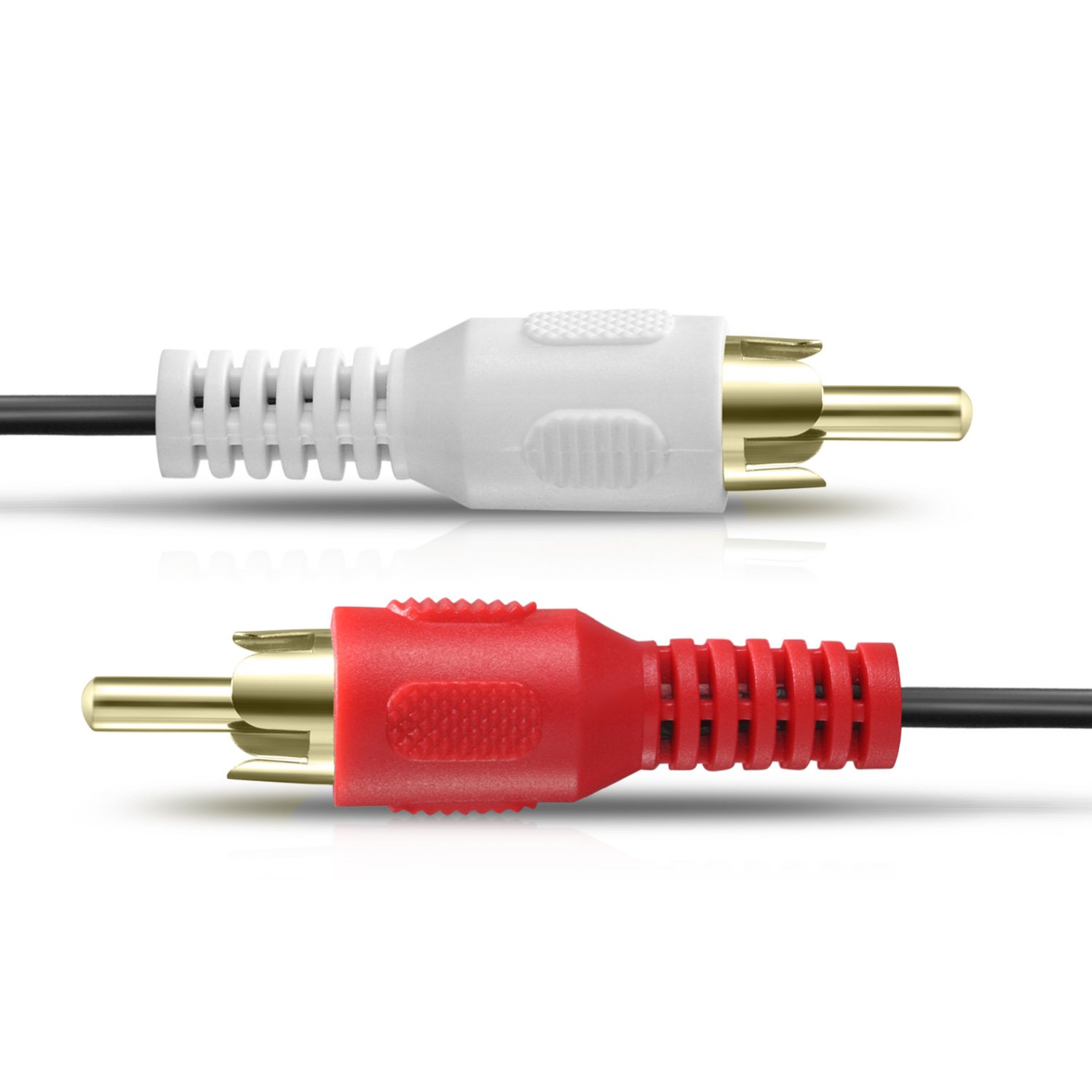 Cavo Da 3.5mm A RCA, Spina Maschio Da 3.5mm A 3 Connettori RCA Femmina ( Rosso-giallo-bianco) Cavo Adattatore Per AV,Audio, Video, TV LCD, HDTV - Foto 8