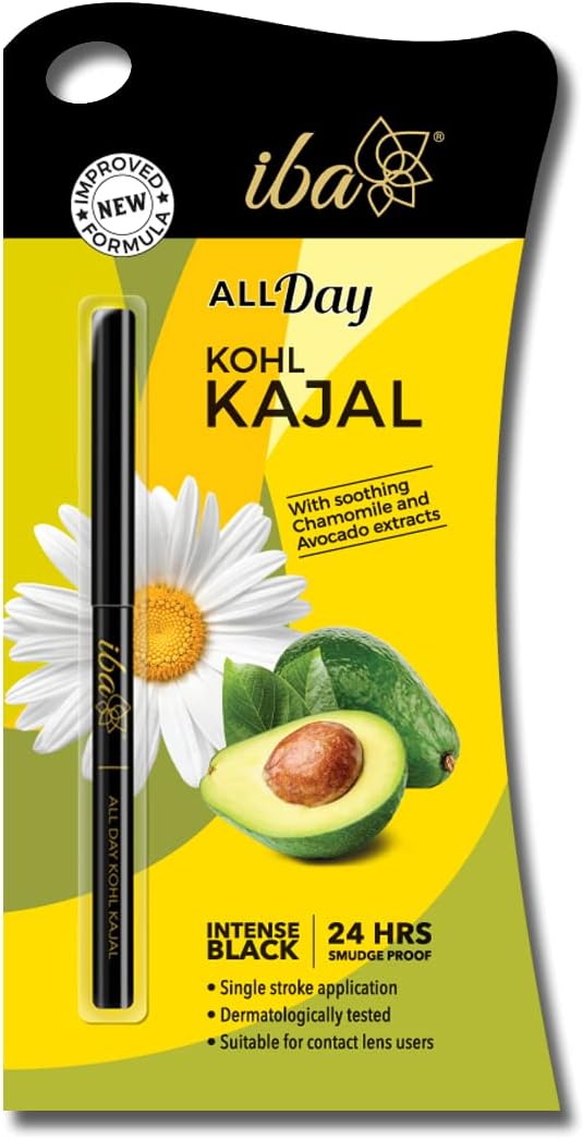 Iba All Day Kohl Kajal, Jet Black, 0.35g
