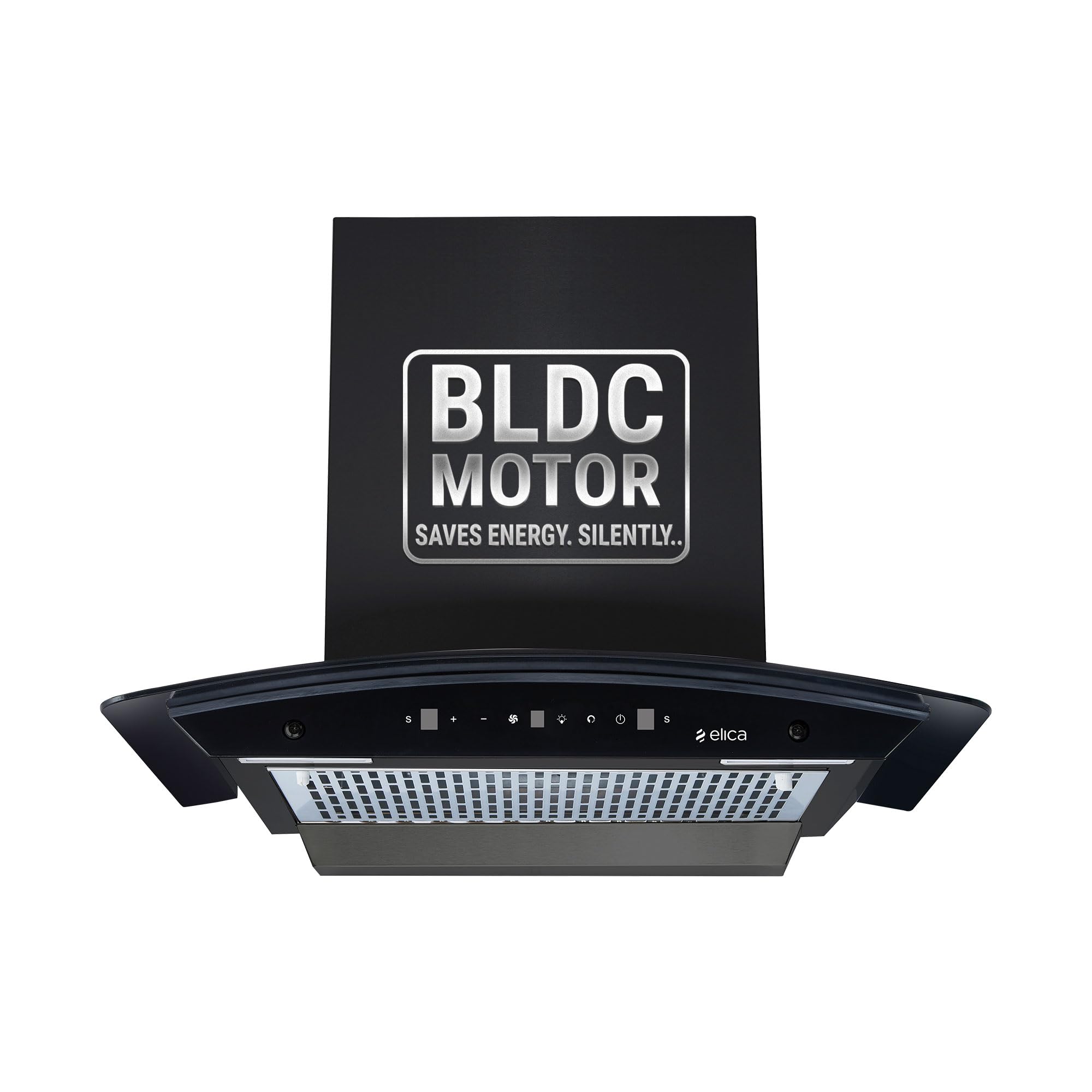 Elica 60cm 1500 m3/hr BLDC Filterless Autoclean Kitchen Chimney with 15 Years Motor & 5 Years Comprehensive Warranty | WDFL 600 BLDC HAC LTW MS NERO | Black | Touch + Motion Sensor Control