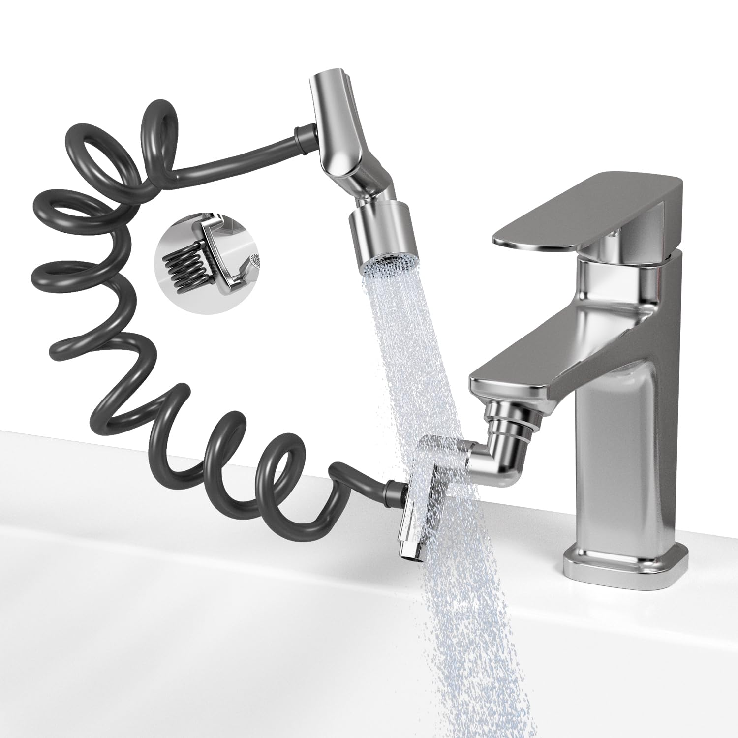 Extensión de grifo y perladores para fregadero de cocina y lavabo