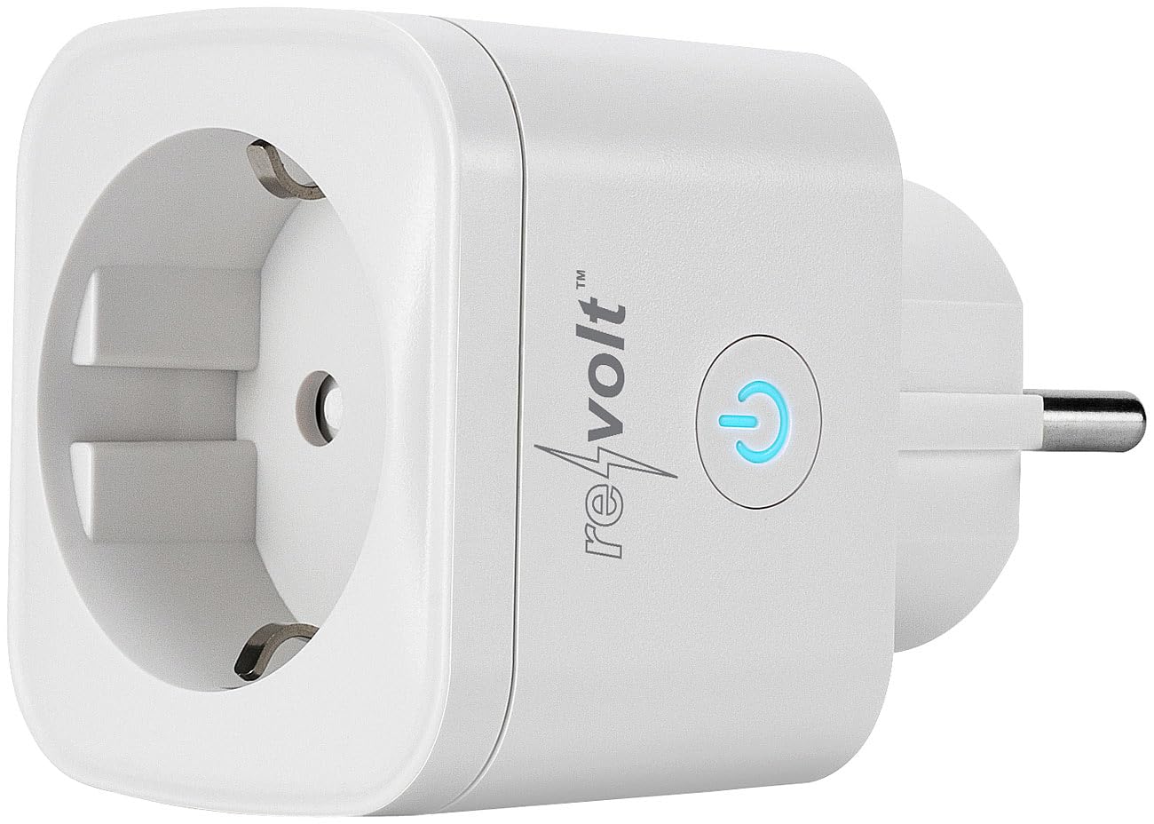 revolt contatore energia wifi: Set da 2 Spina per misurazione dell'energia, per accumuli LIT-2150, App, WLAN (presa con contatore di consumo elettrico, di energia)
