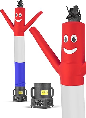 LookOurWay juego completo de hombre tubo de aire danzante de 6 pies con 14 HP soplador disponible en Yaxa El Salvador