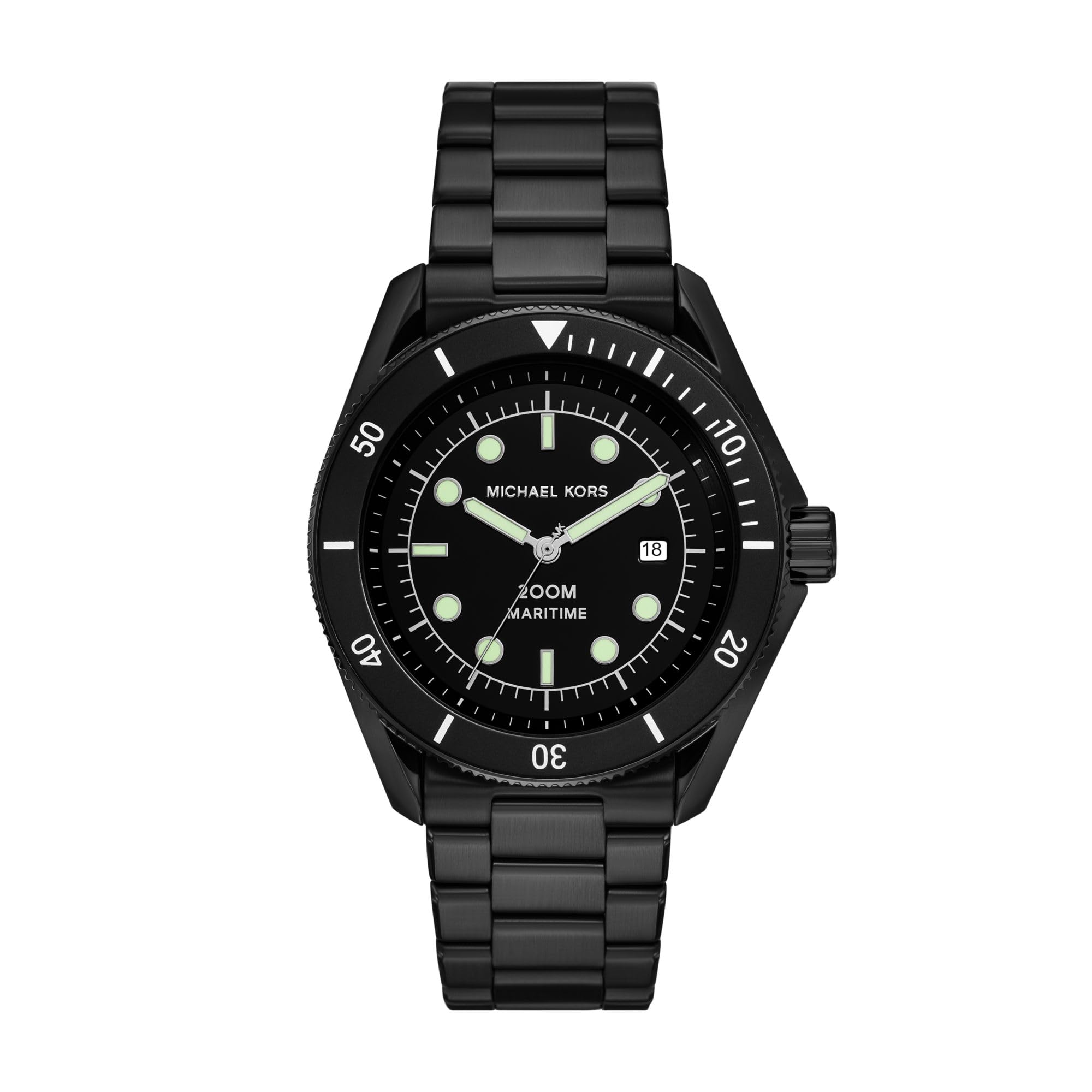 Michael Kors Stainless Steel Analog Black Dial Mens Watch-Mk9181, Band Color:Black (B0D95689J6) Amazon Price History, Amazon Price Tracker