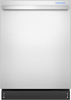 Sharp SDW6736MS 24-Inch Stainless Steel Dishwasher - Adjustable Third Rack, 47dB Library Quiet, Power Wash Sprayer