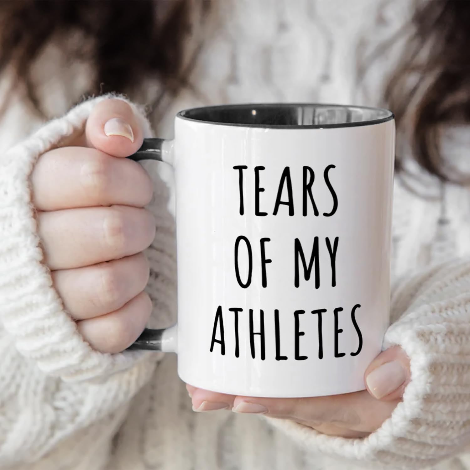 Funny Gifts for Coach,Tears of My Athletes Coffee Mug, Birthday Christmas Retirement Gifts for Sports Coach Trainer Soccer Football Basketball Tea Cup 11 OZ - Image 3