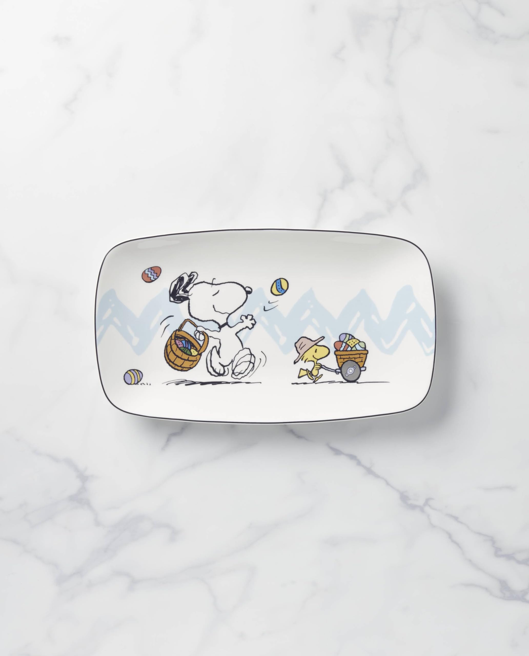 Amazon.com | Lenox 896632 Peanuts Easter Snoopy Hors Doeuvres Tray
