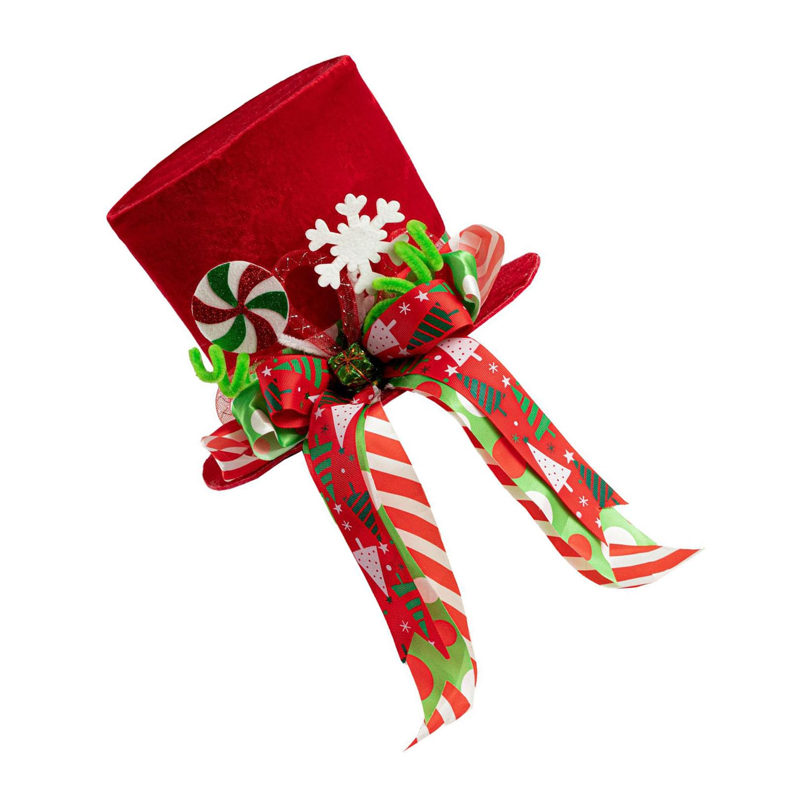 Coronas de árbol de Navidad y sombreros decorativos seguros para mascotas y niños