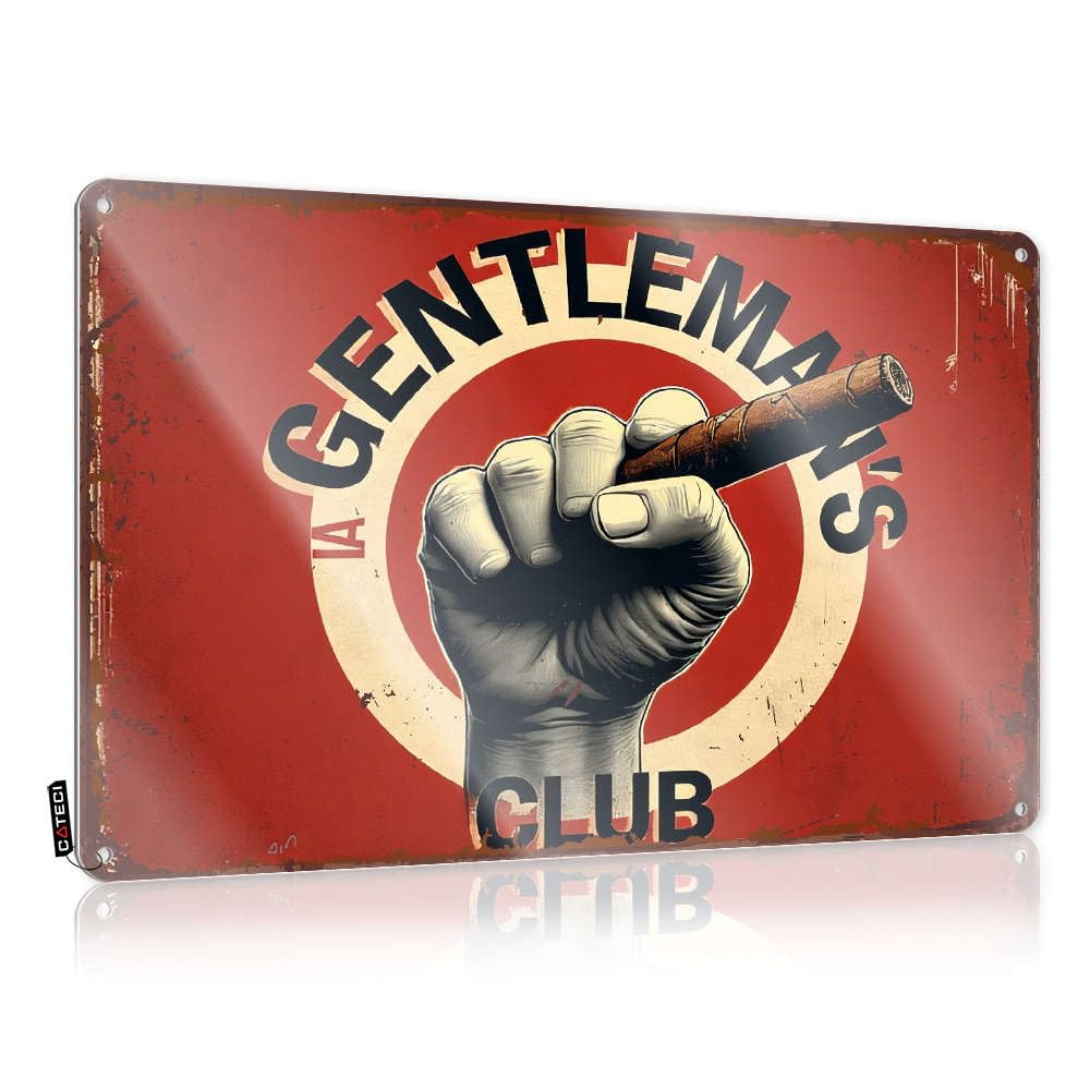 Farmhouse Signs Hanging Wall Decor | A Gentleman's Club Inappropriate For Saloon Home(30X40CM)