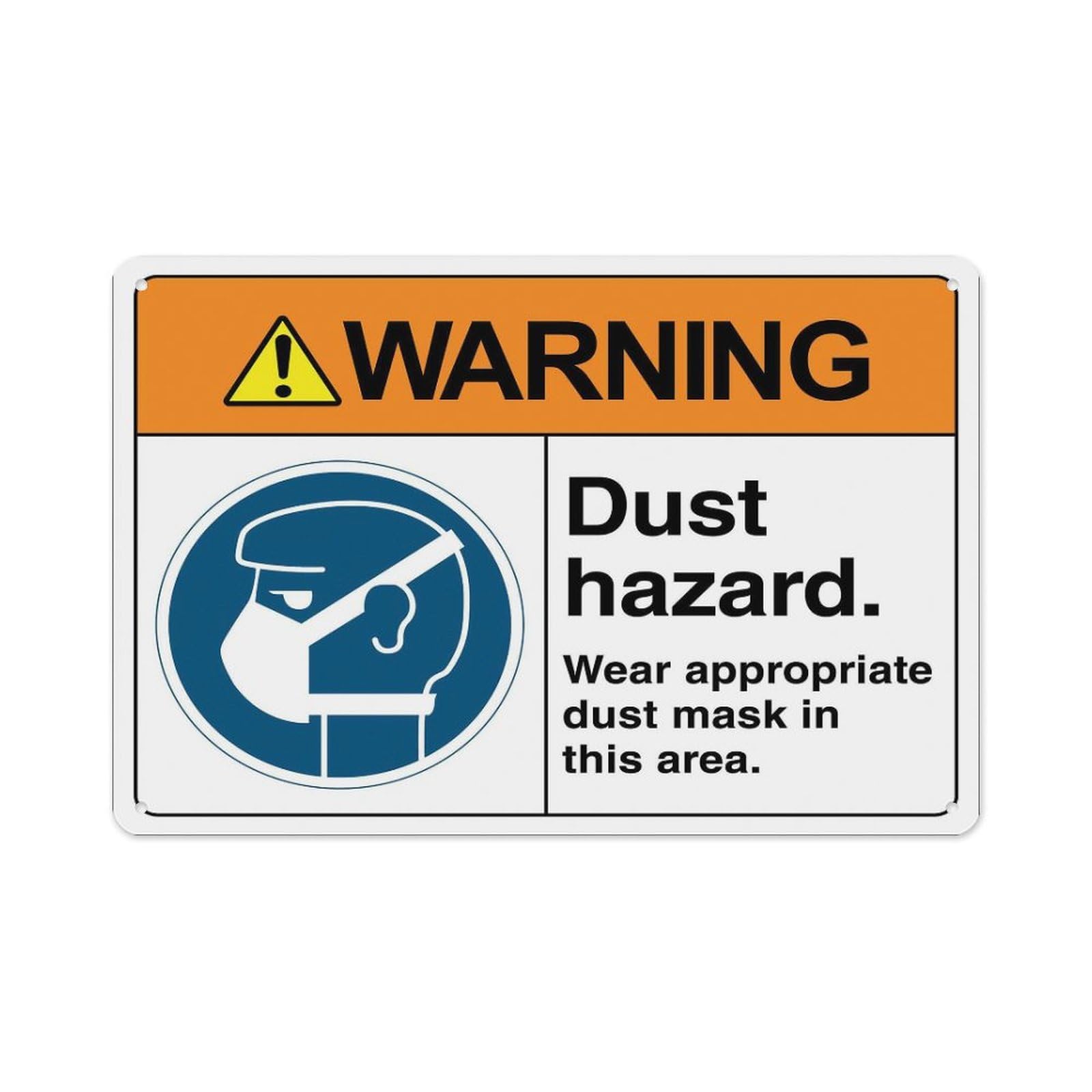 peiyeety WarningHazard Sign Aluminum Tin Warning Signs for Home Outdoor Garden 8X12 Inches