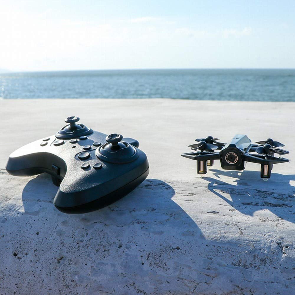 MU Intelligente Seguire Mini Drone Fotografia Aerea Hd Professionale a Lunga Vita Rc Aereo Giocattolo a Quattro Assi Dei Velivoli,Blu,A