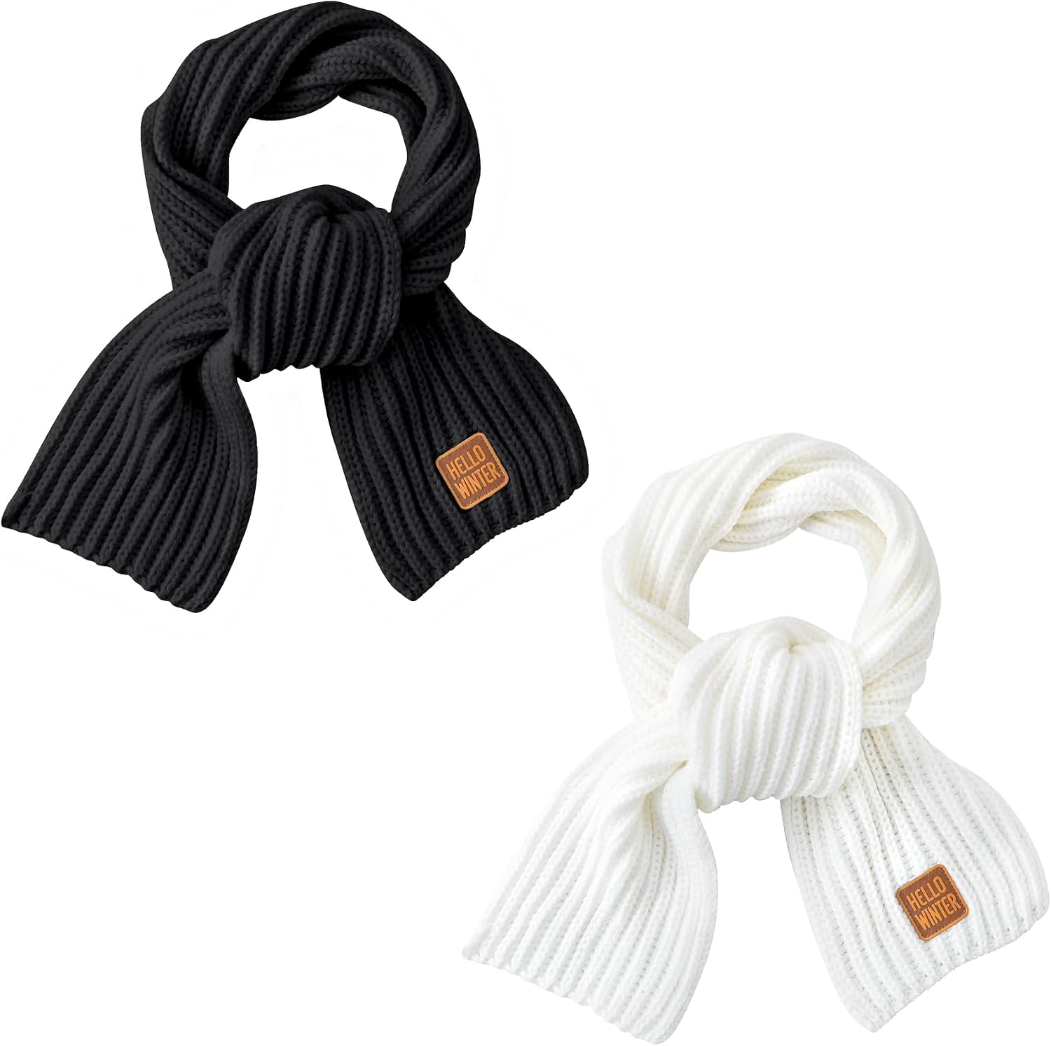 Kids Scarf Winter Neck Warmer Toddler Neck Scarf Girls Thick Scarves Boys Warm Neck Warp 2-12 Years