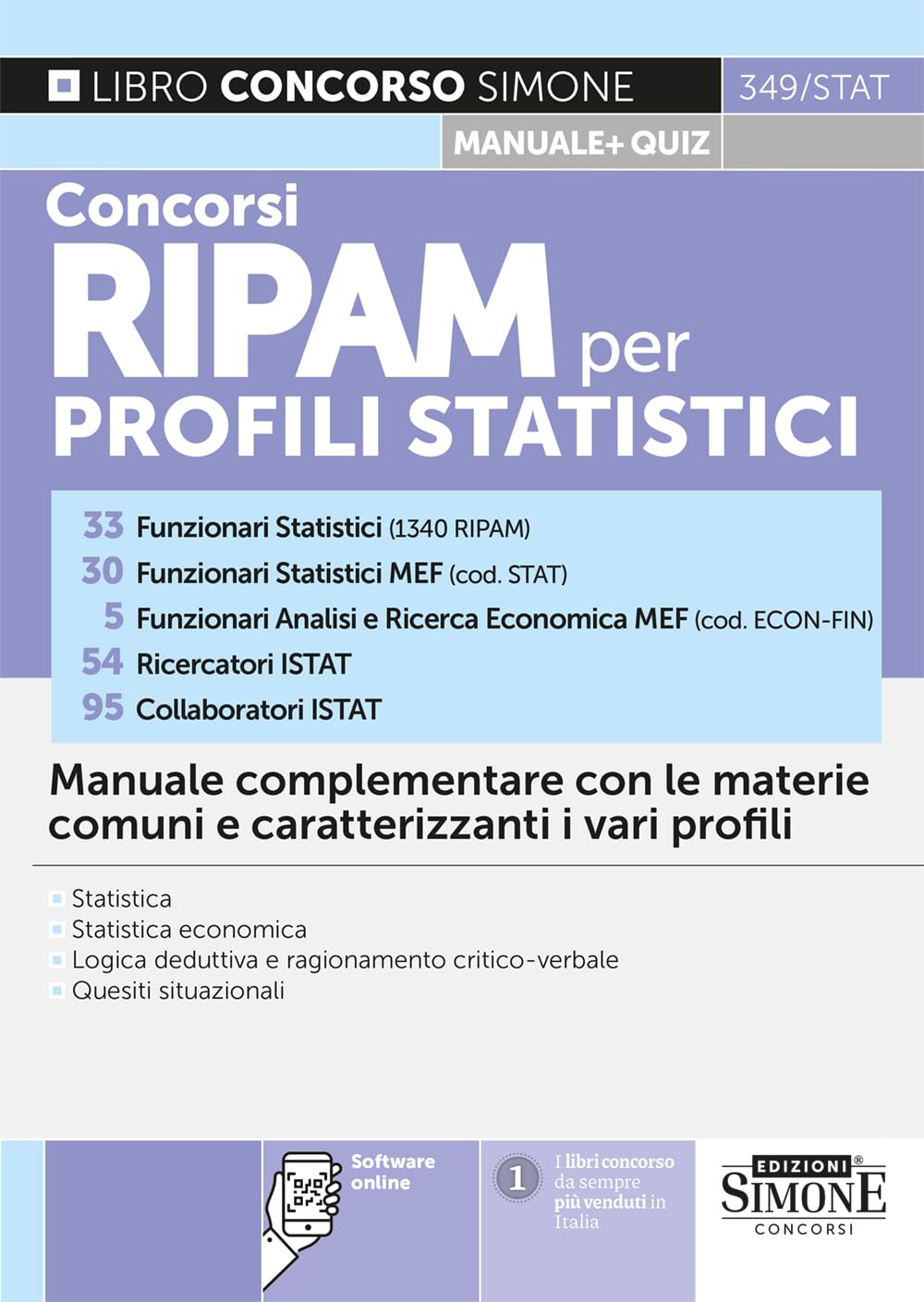 Concorsi RIPAM per profili statistici. Manuale complementare con le materie comuni e caratterizzanti i vari profili