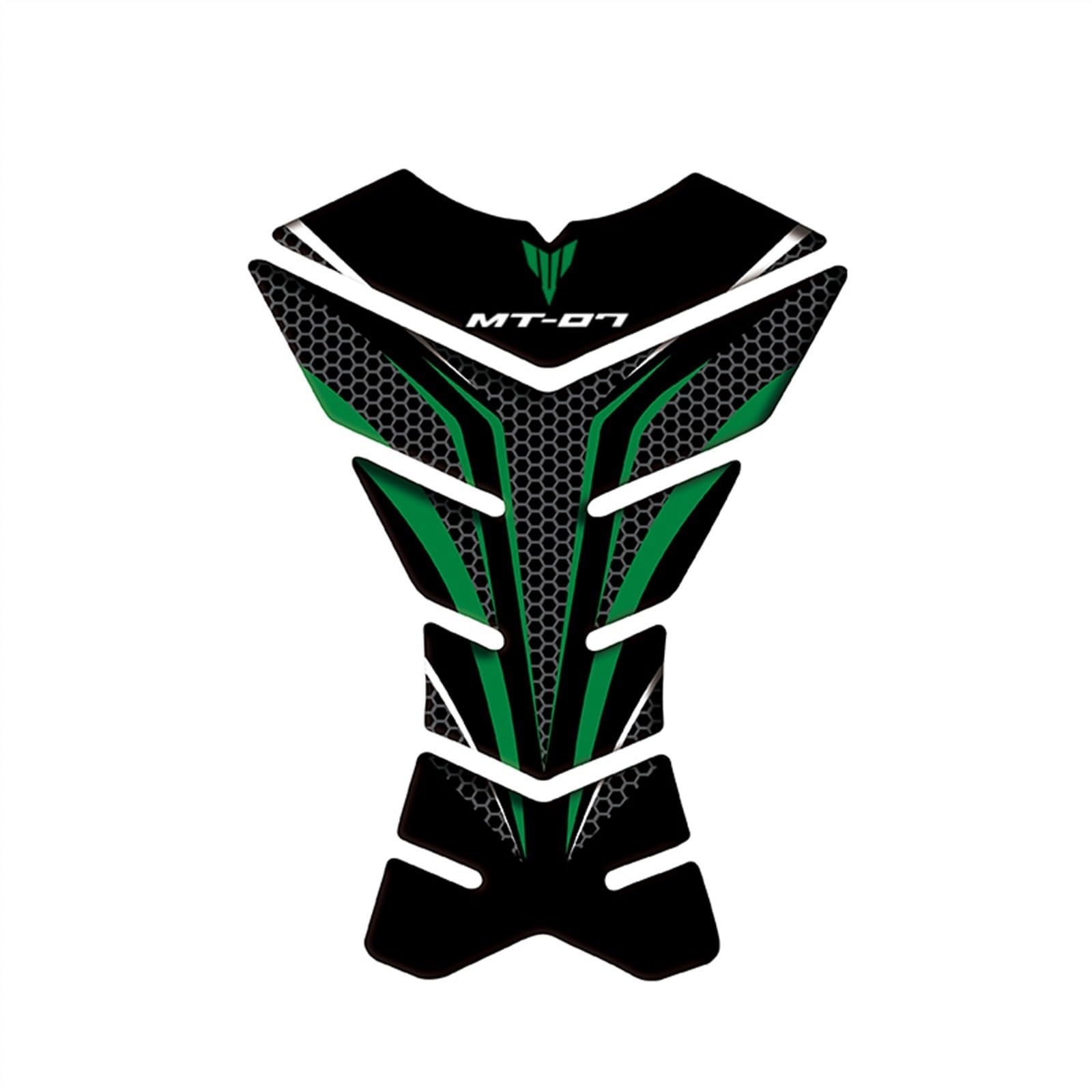 Motorcycle Fuel Tank Pad Protector Sticker Decals for Yamaha MT-07 MT07 Mt07 Carbon-Look(Color23)