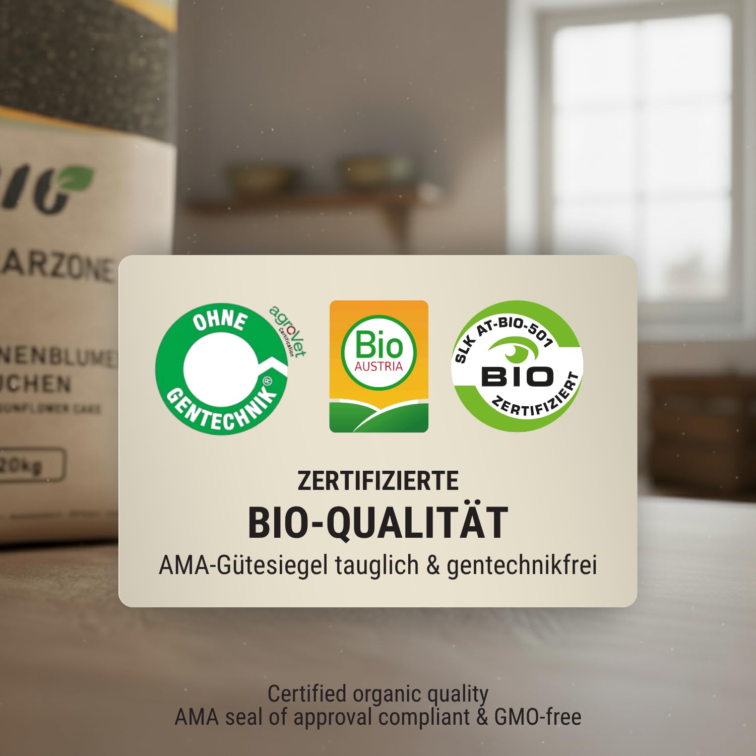 Agrarzone BIO Pellet di Erba Medica 20 kg - Sostituto Foraggio Ricco di Proteine & Fibre - Per Cavalli, Bovini, Pecore & Capre - 100% Naturale Austria Senza OGM