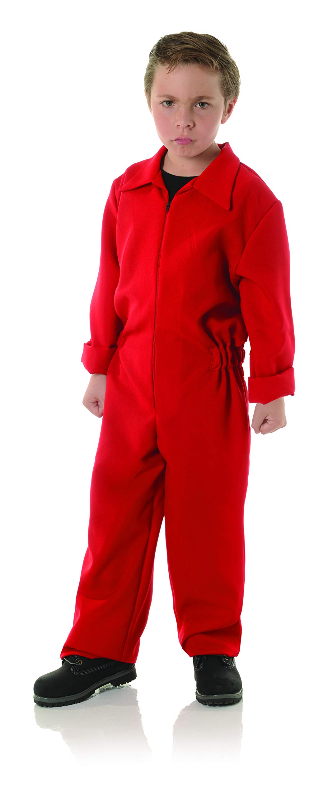 red boiler jumpsuit