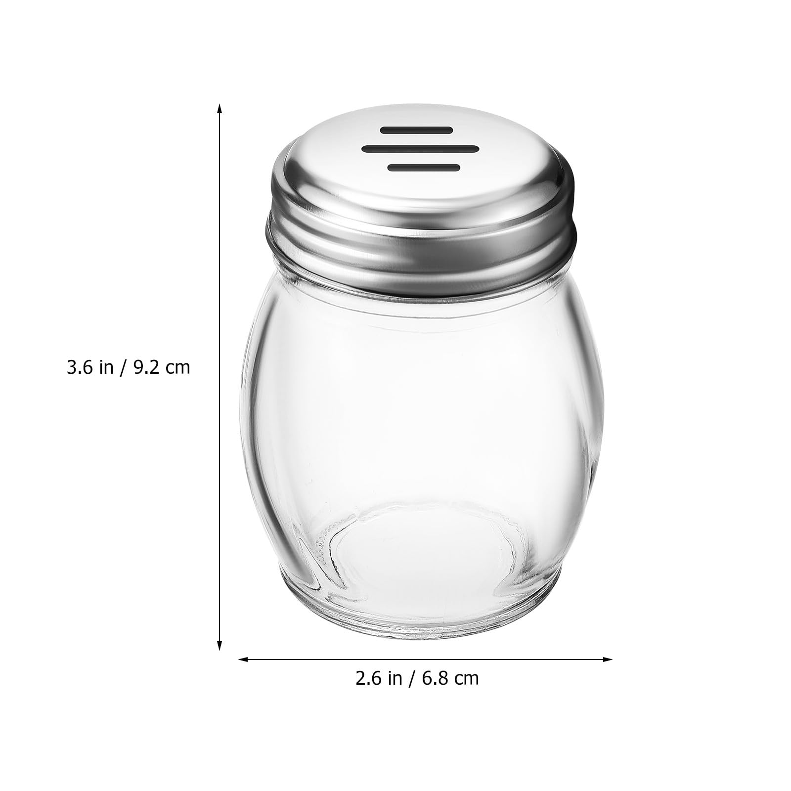 Juego de Saleros y Pimenteros de Cristal 10 Piezas 150 Ml | Botes de Especias Cocina, Dos Tapas Diferentes, para Almacenar Condimentos en Cocina Familiar y Picnic al Aire Libre