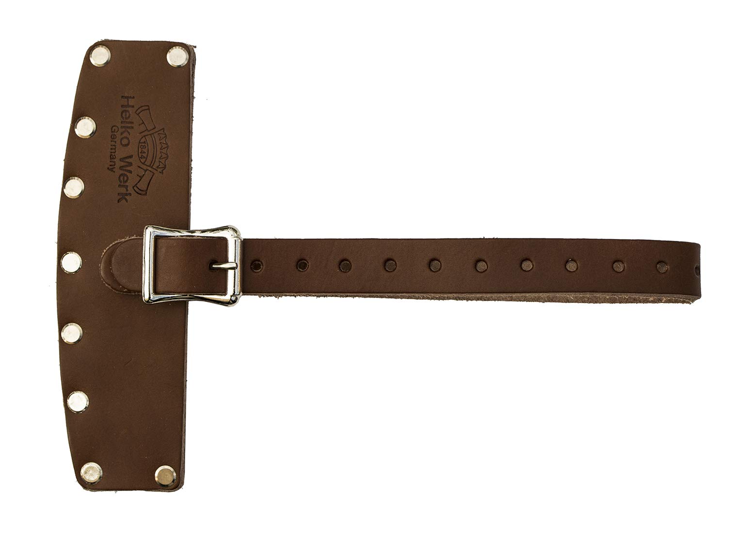 1844 Helko Werk Germany Leather Axe Sheath (Large) - Genuine Leather Sheath for Axes and Hatchets Leather and Hatchet Cover and Axe Cover (Large Brown) S126