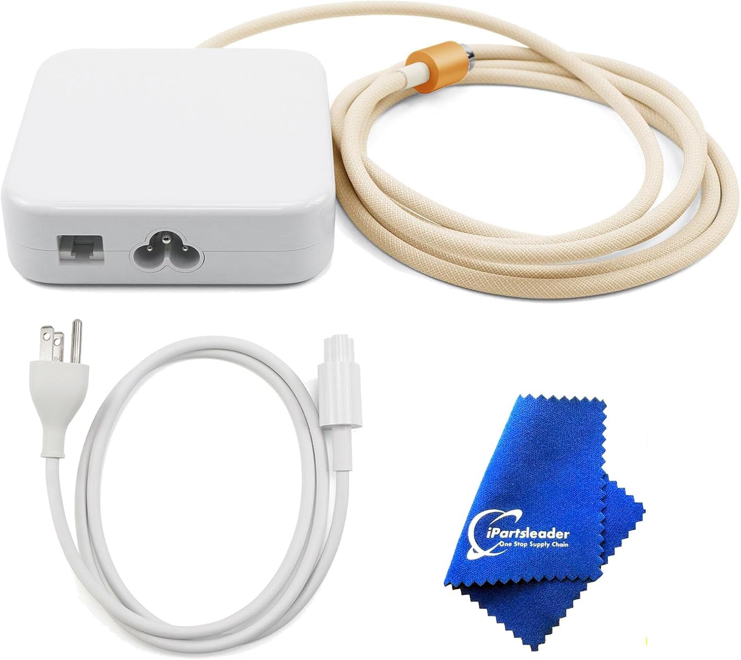 143w Power Adapter w/Ethernet A2290 for iMac (24 inch M1/M3/M4) A2280 A2439 A2438 A2873 A2874 A3137 A3247 US Power Cord Cable 923-05141 661-18537 661-46766 (Yellow w/Ethernet)