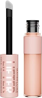 MAYBELLINE Lifter Serum Concealer, Radiant Concealer with Full Coverage, Includes 2% Peptides + Caffeine to Hydrates & Brightens Under Eyes, 25, 1 Count