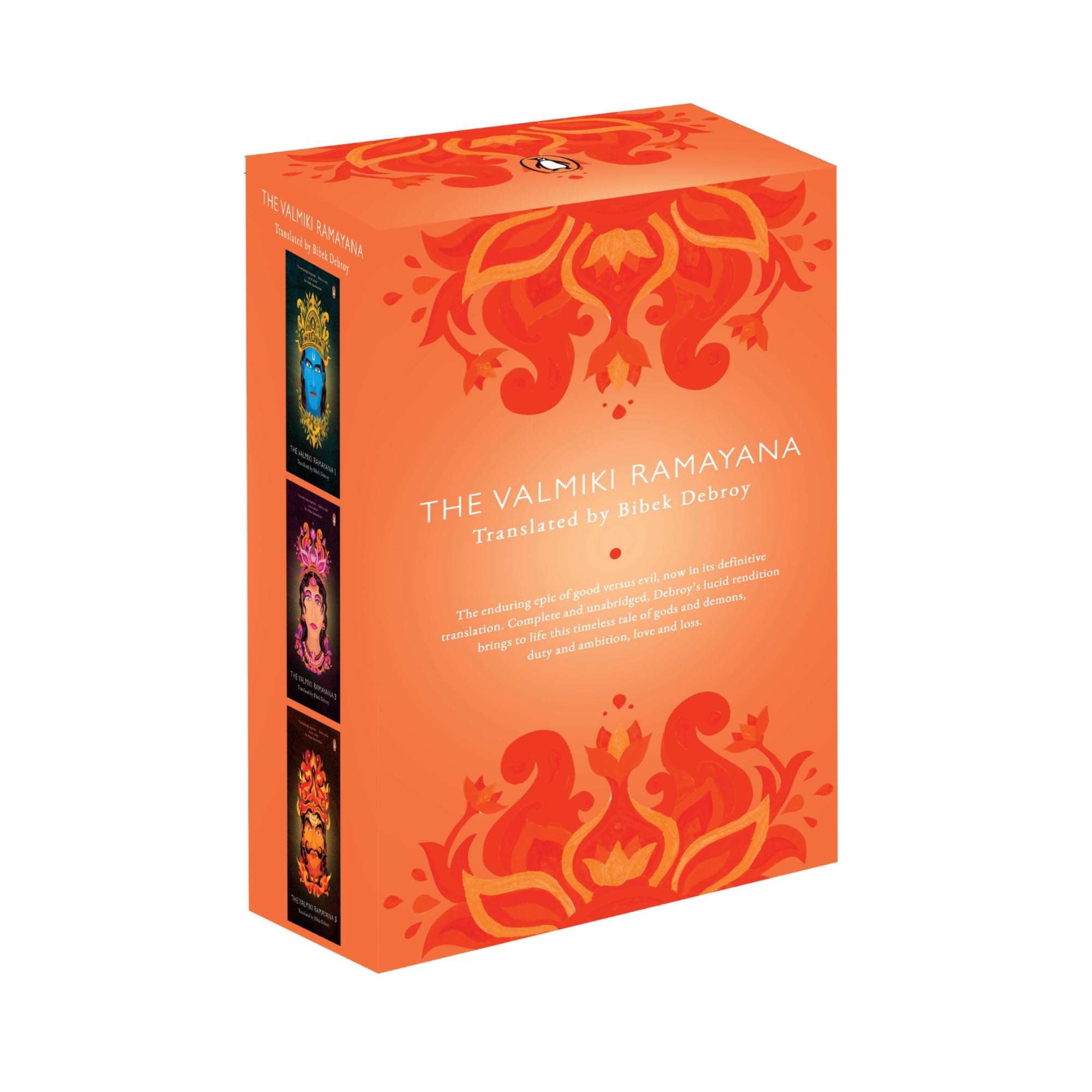 The Valmiki Ramayana (Box set of 3): Bibek Debroy Translation of Epic Hindu Mythology, Adventure & Family Duty | Complete Unabridged Collection | Perfect Gift for Festivities