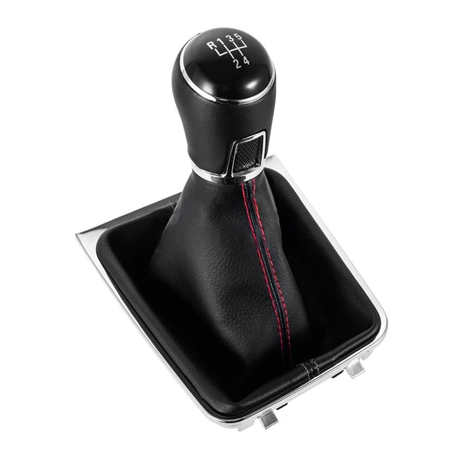 ZNCOJL Car Gear Stick Knob for VW for Golf 7 Mk7 for GTI for GTD 2013-2018 Gear Shift Knob Lever Dust Boot MT 5 6 Speed No Modification Required(for 5 Speed)