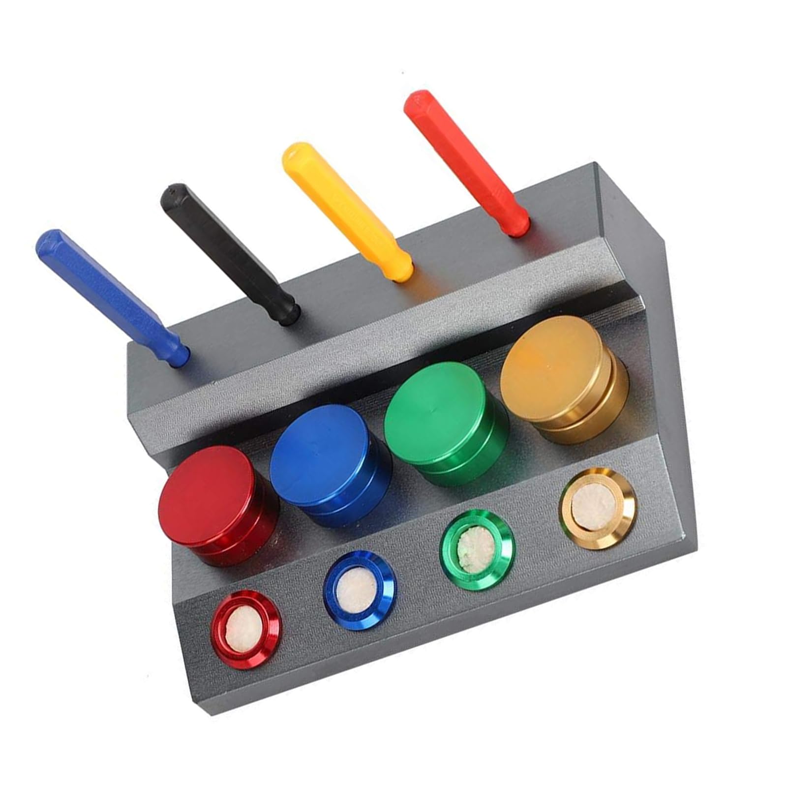 Engrasador de cerámica para reloj, 4 compartimentos, con punta fina, bolígrafo de aceite para reparación, mantenimiento, accesorios de reparación