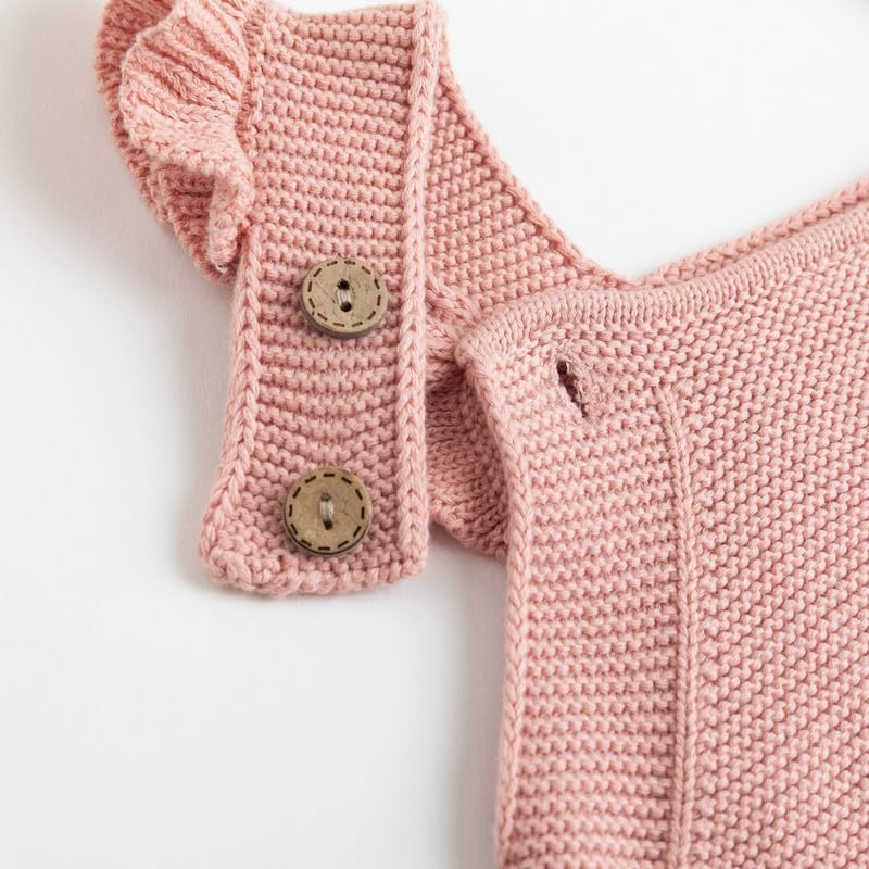 Simplee kids Baby Girls Sunflower Knit Rompers Knit Clothes for Newborn Baby Girls - Image 5