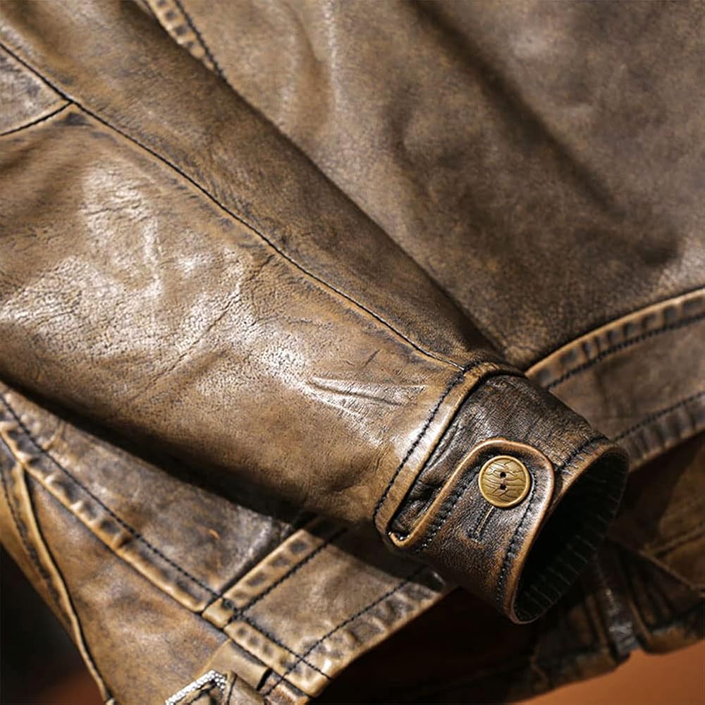 Amazon | [Tuklye] 馬革 最高峰 レア色 ホースハイド アメカジ