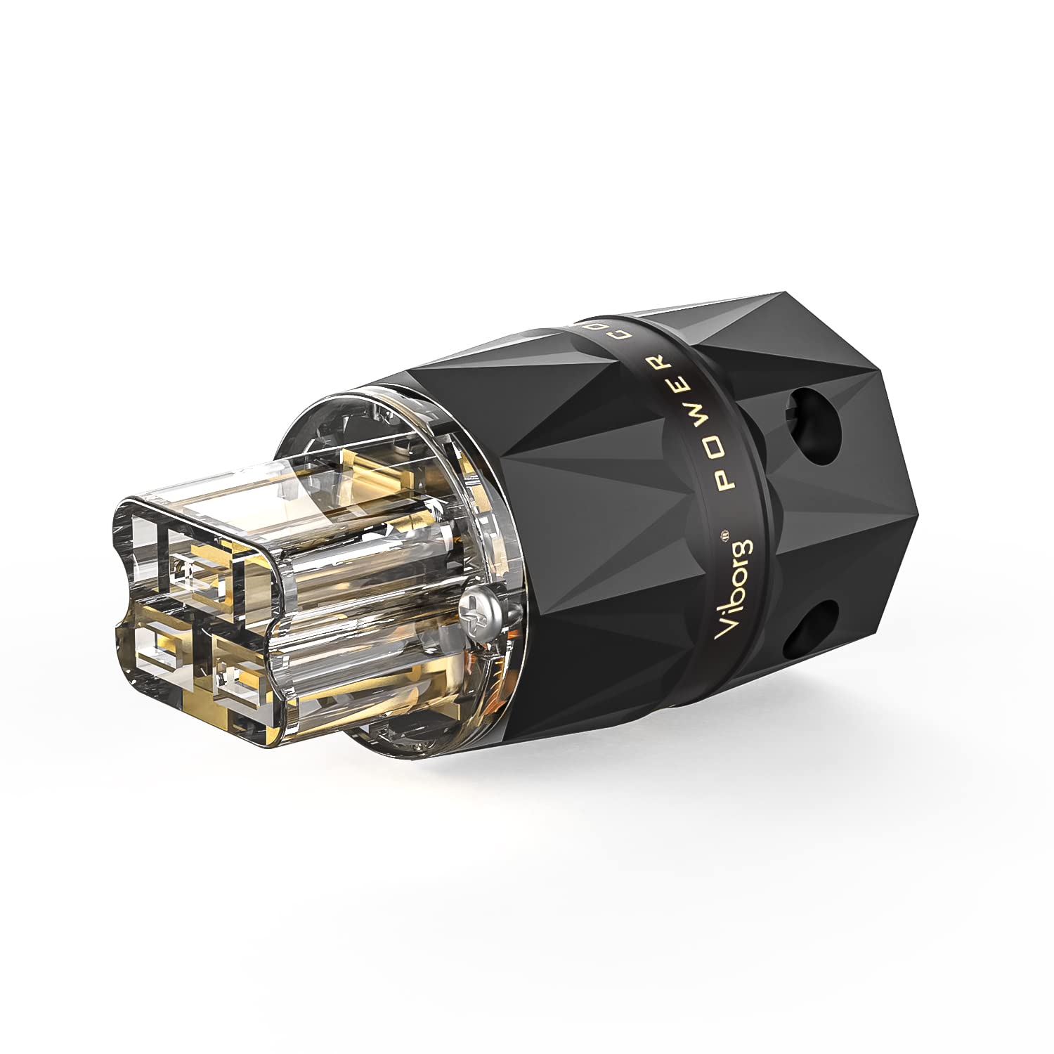 Viborg VF523G Pure Copper Gold-Plated C19 IEC Coupling IEC Socket Female Device Socket