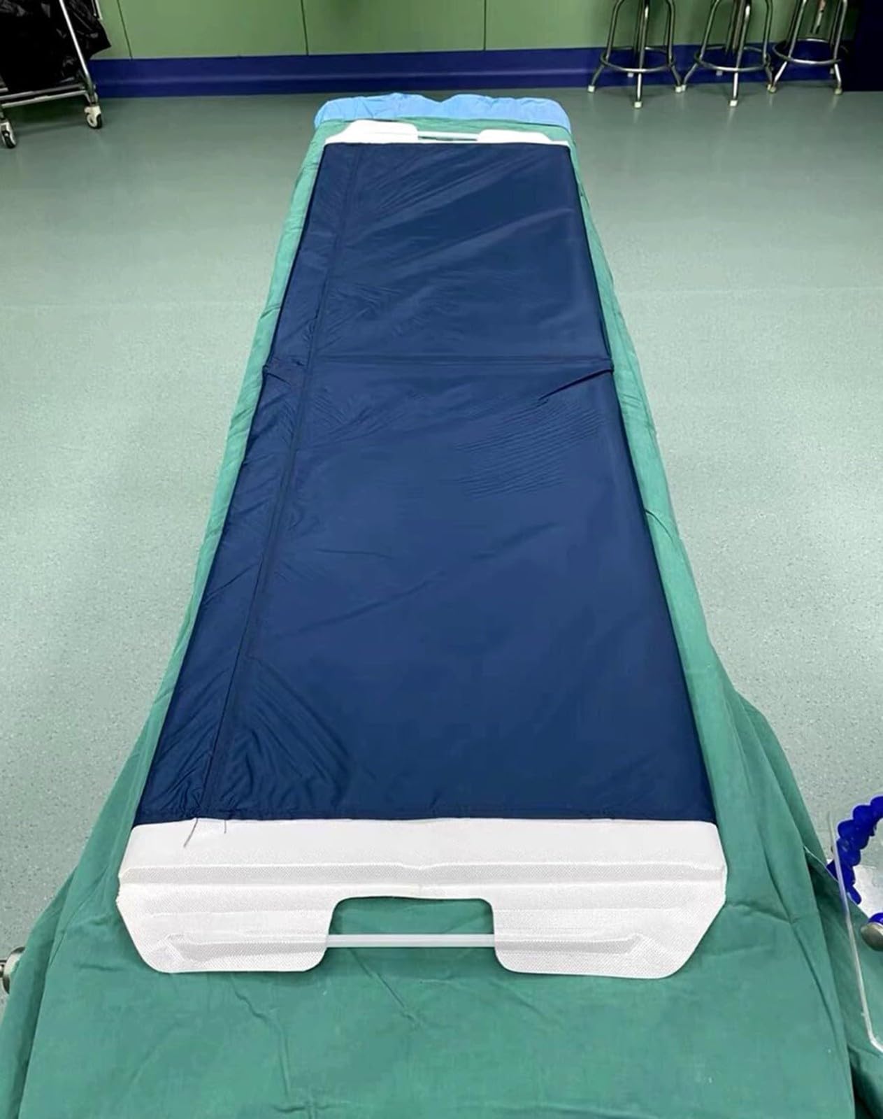 Transfer Slide Board Transfer Sheets Sling Belt para Transferencia De Pacientes De Edad Avanzada,Tabla De Cuidado De La Cama,Camilla Portátil Plegable,Fácil De Llevar para Postoperatorios