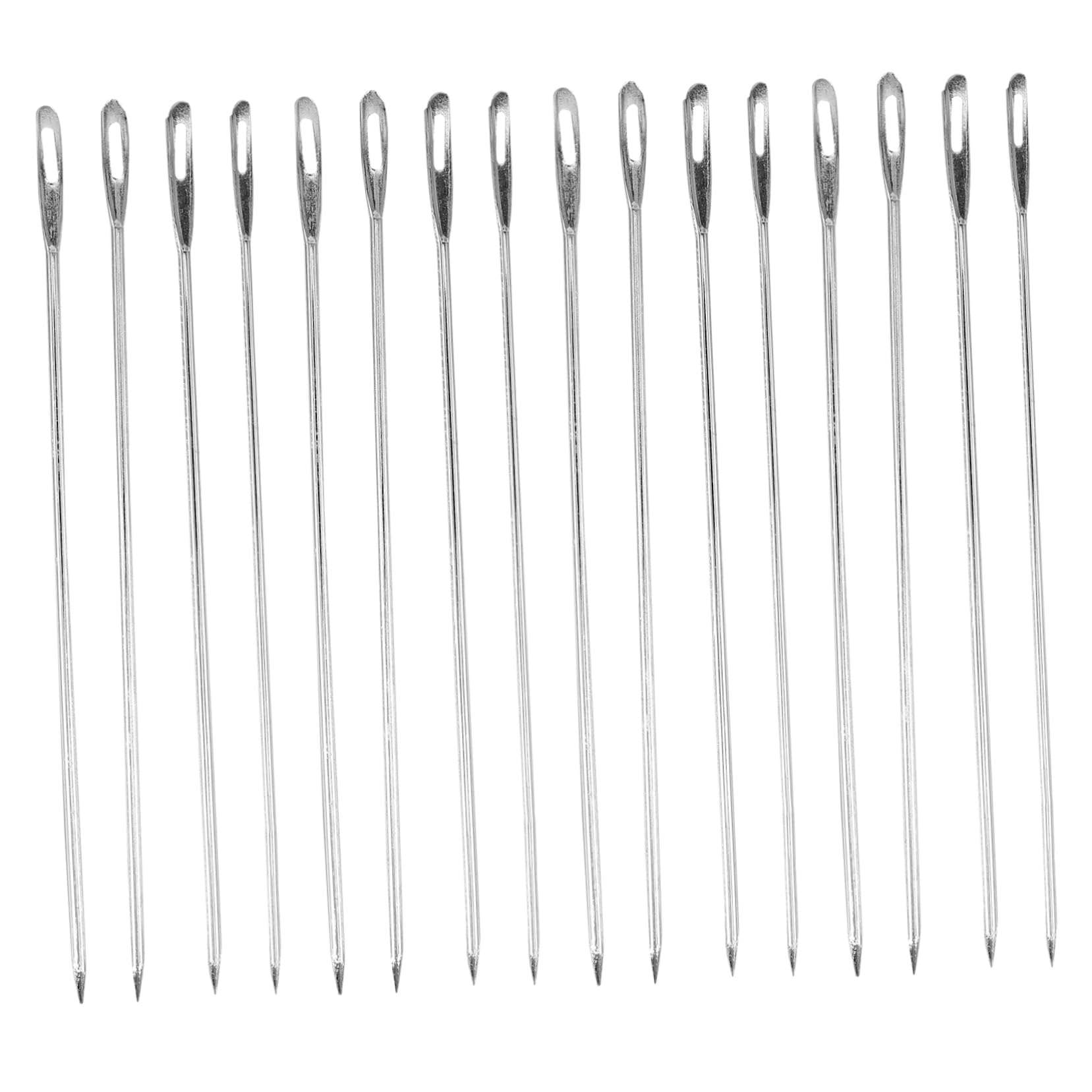 HAPINARY 100pcs Extended Hand Sewing Needles Large Eye Darning Needles for Knitting DIY Crocheting Tools