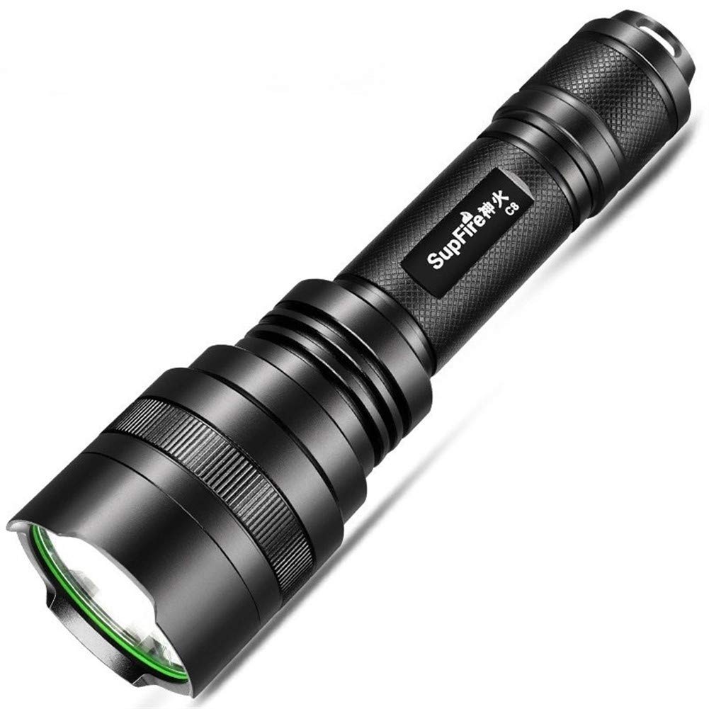 Flashlight, Strong Light Long-Range Led Flashlight, Super Bright Charging Streamlight Flashlight for Led Portable Home Outdoor lumintop Flashlight (Color : Standard Edition)