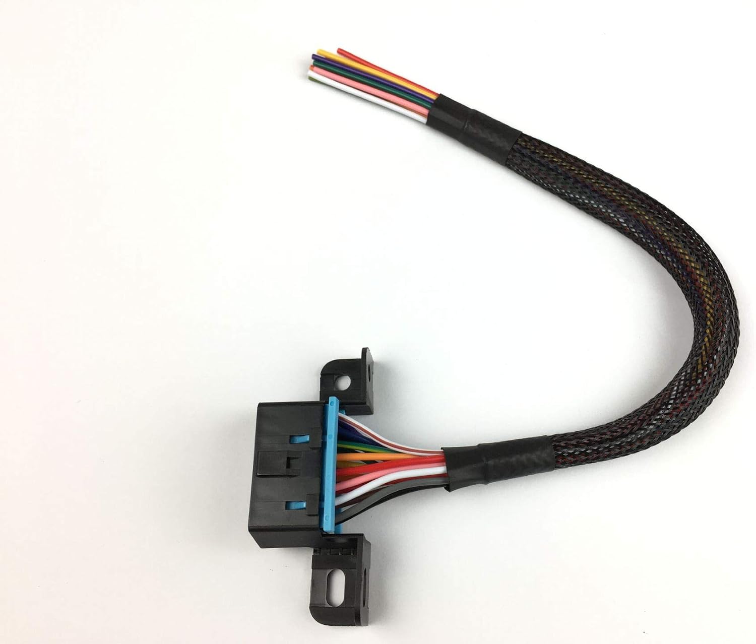 16PIN j1962F OBD2 Female to Open Cable OBDII Dash Port Pigtail Fixed Wire Harness