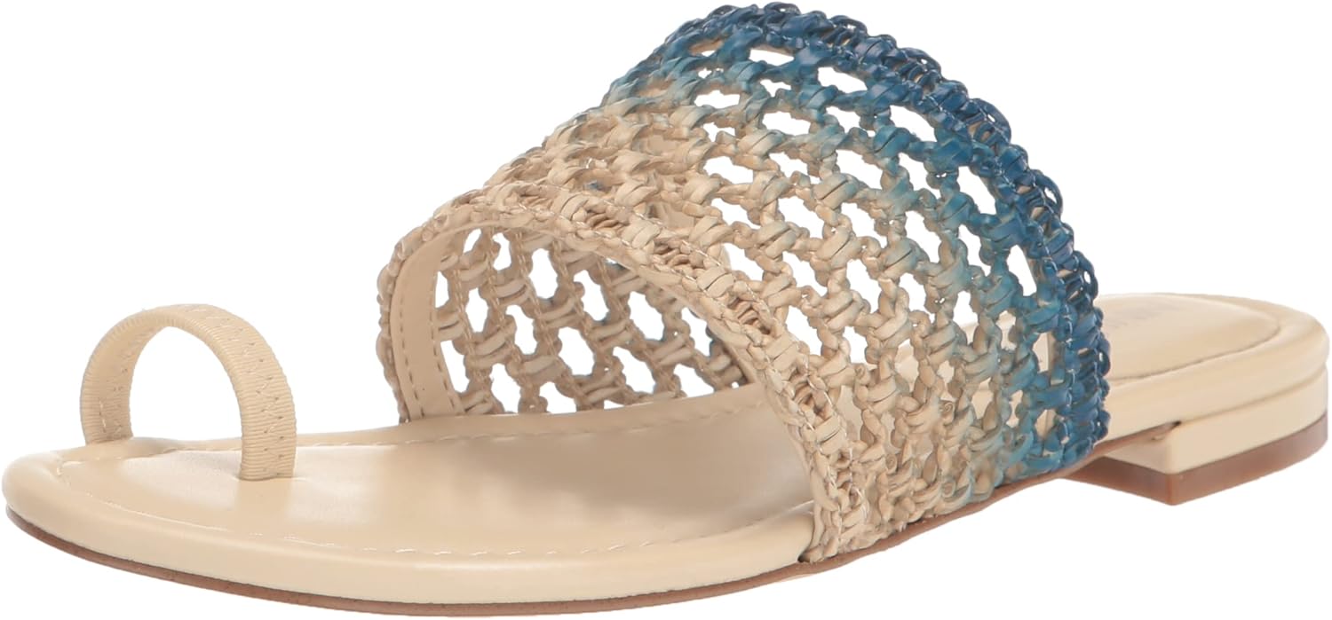 Nine West Women's NOLAH Sandal, Blue Ombre 420, 8