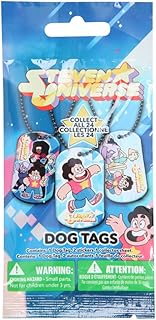 Stevens Universe Dog Tags Blind Pack, 1 Dog Tag, 2 Stickers, And A Collector Sheet