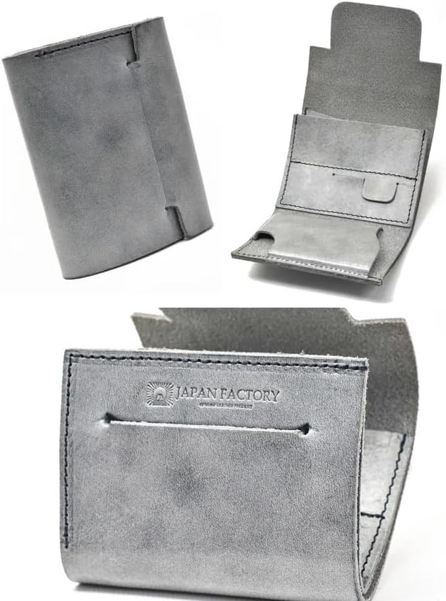 [JAPAN FACTORY] 金具なしミニ財布「Mdle mini」 (Green)
