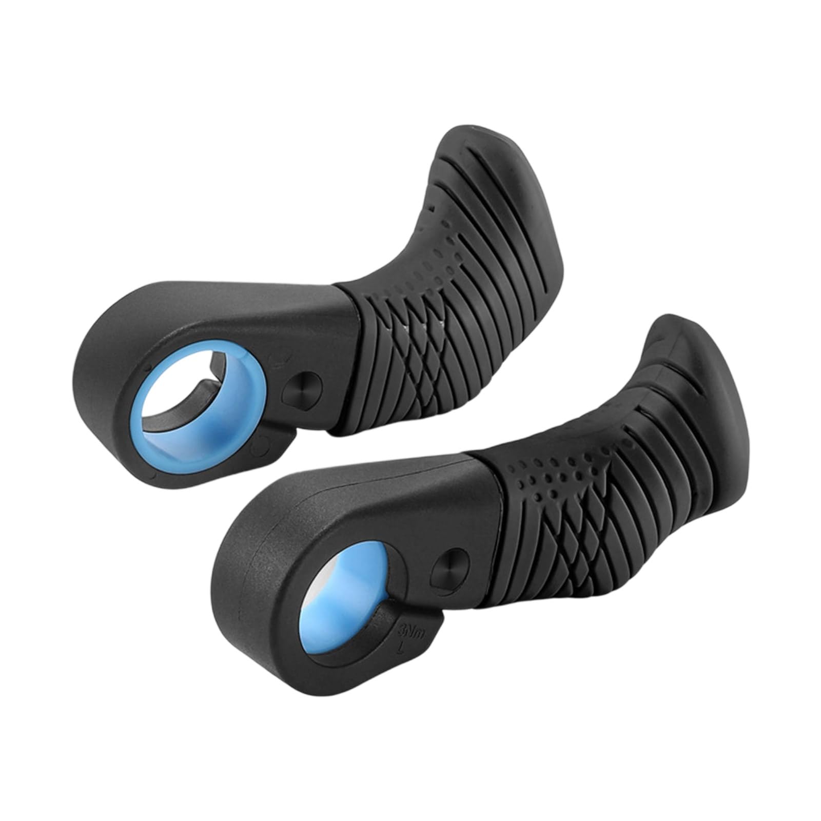 Bottone Aluminum Alloys Mountain Bike Handlebars Grips Durability Easyly Mount Left Right Indicators for Long Distances Cycling Ergonomic Mountain Bikes Hand Rests