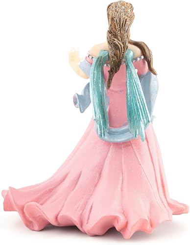 Miniatura 3 de Papo -Pintado a mano - Figurilla El Mundo Encantado -Elfo rosa con lirio -38814 - Coleccionable - para Niños - Adecuado para Niños y Niñas - a