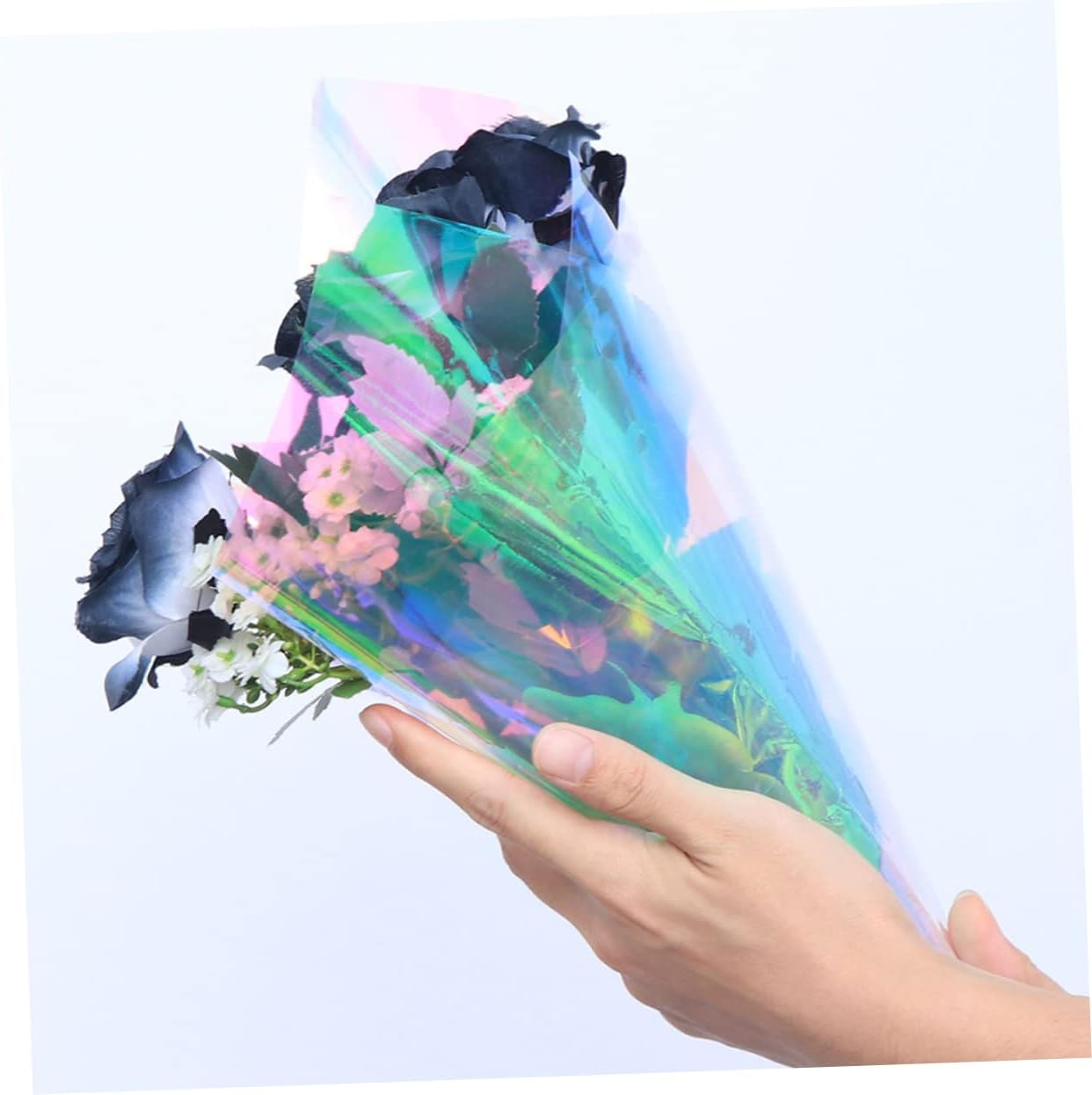 WRITWAA Thick Floral Bouquet Packaging Film Flower Wraps Elegant Flower Wrap Decor