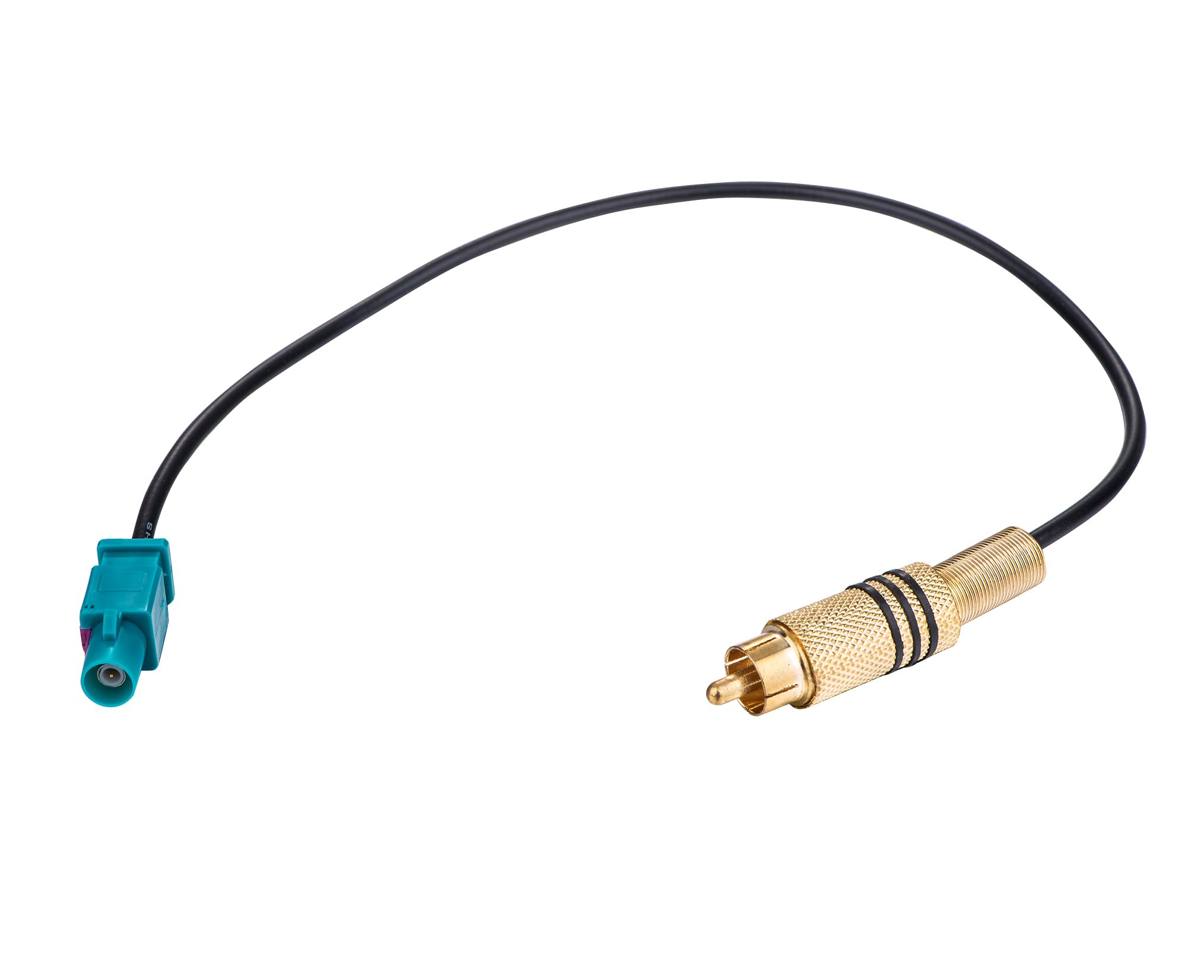 YONGJIANGXIA Antenna Adapter for Fakra Male to RCA Metal Male 25cm Long