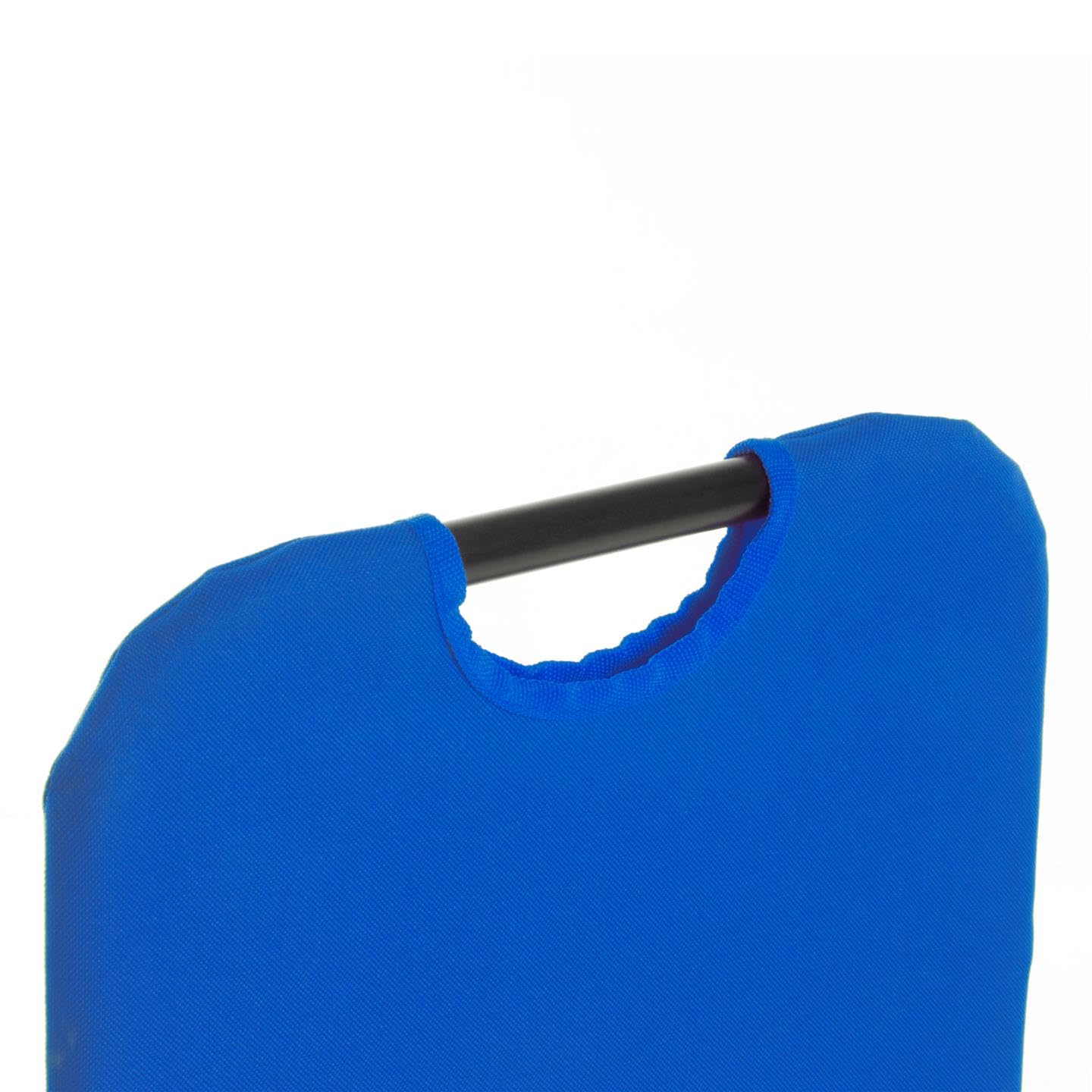 Carrello da Spiaggia Pieghevole con Ruote Grandi per Sabbia, Carrello Mare Portatutto Leggero 3,5 kg e Salvaspazio, Porta Ombrellone e Tasche, Portata 35 kg, 102x55x61,5 cm, Blu
