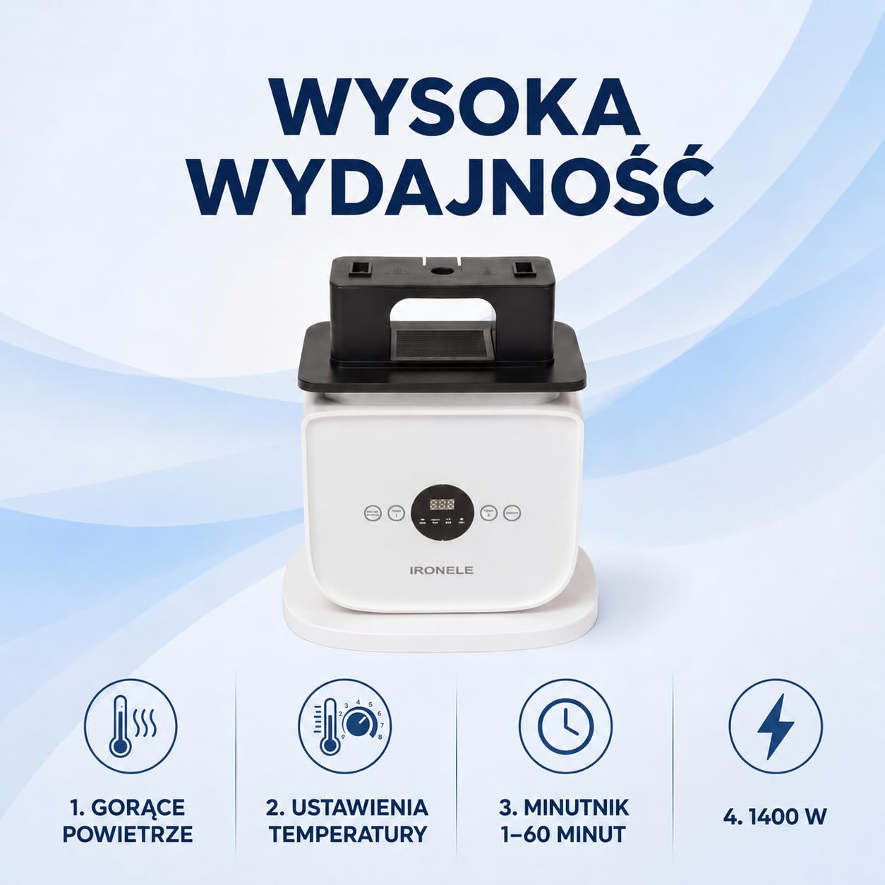 Automatyczny system do prasowania z manekinem do koszul i spodni – inteligentny system prasowania odzieży | Zastępuje żelazko i parownicę | Inteligentne urządzenie do wygładzania ubrań
