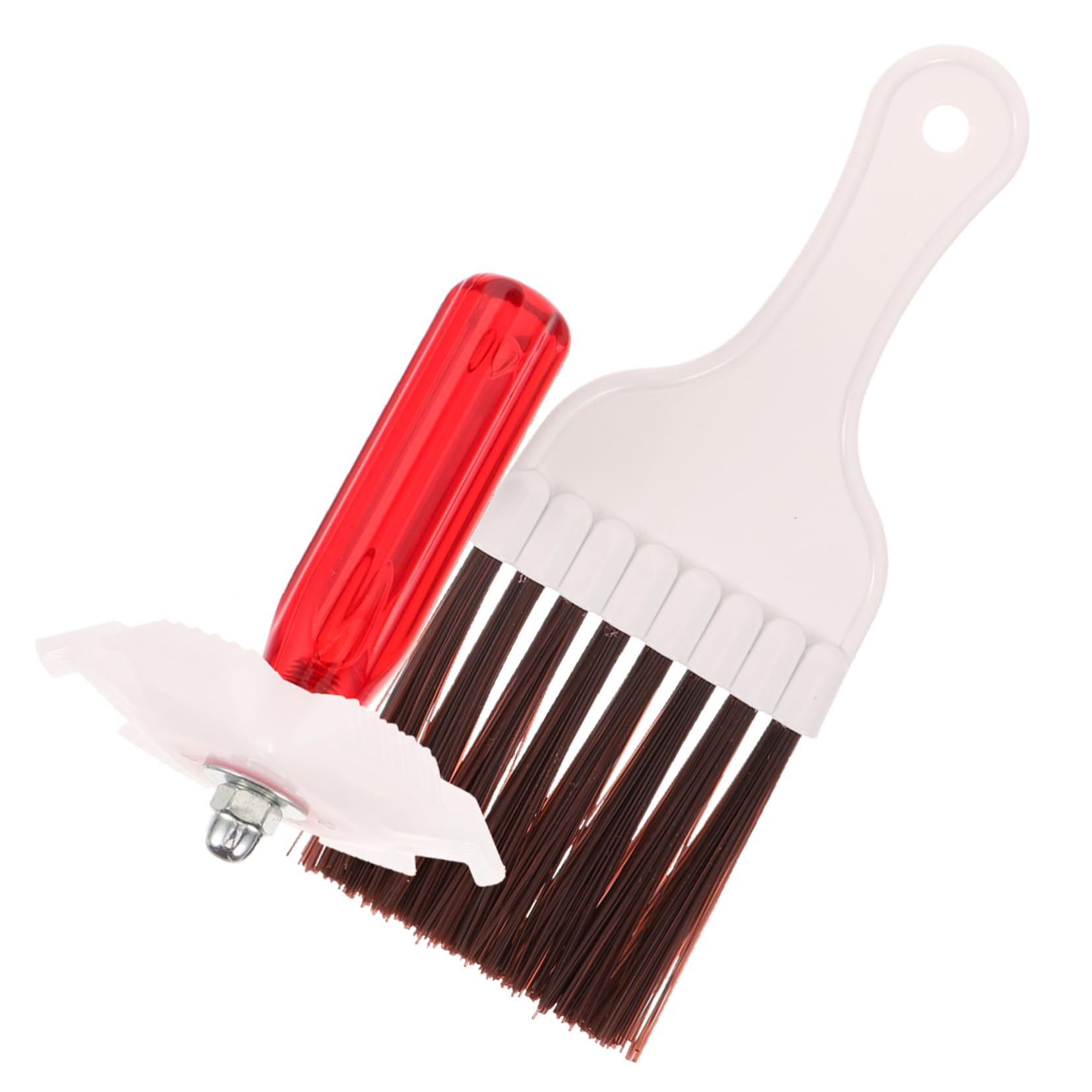 Ipetboom 5ensembles Peigne De Nettoyage Pour Climatiseur Et Radiateur Outil De Nettoyage Ailettes De Condensateur Brosse à Poils Pour Entretien Systèmes De Climatisation
