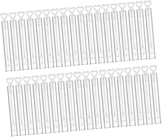 NUSITOU 36pcs Bubble Water Bottle Air Water Bottle Bulk Water Bottles Water Bottles Mini Plastic Bubble Wands Mini Heart Bubble Wands Wedding Bubble Wand Funny Bubble Wand Funny Kids Toy