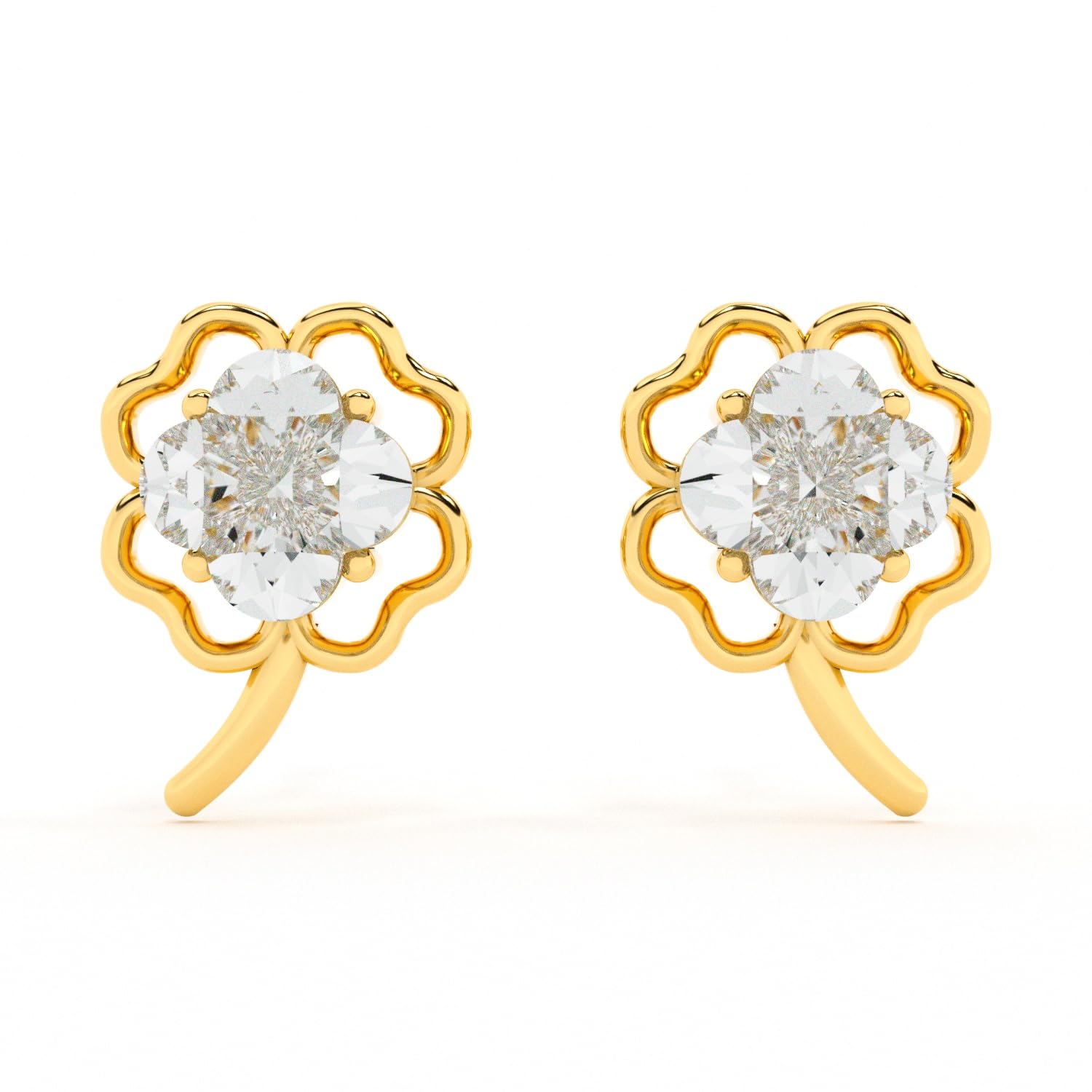 IMPRESSIONS JEWELLERY 925 Sterling Silver Stud Earrings for Women | Gold Plated Minimalist Silver Earrings | Hypoallergeni... - Review, Price and Buying Guide
