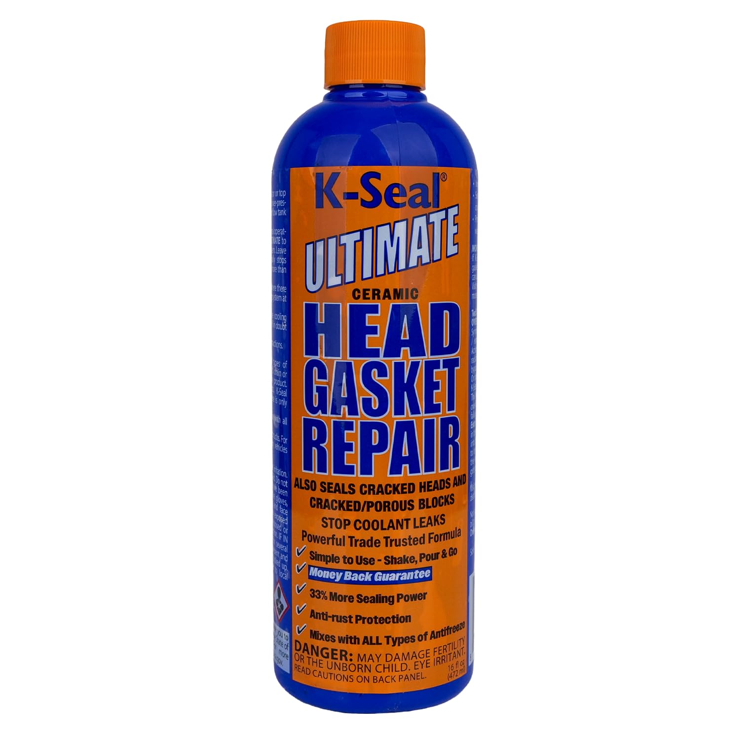 ST3501 Pour and Go Head Gasket Sealer, 16oz, Permanent Repair for Blown Head Gaskets, Cracked Heads and Blocks